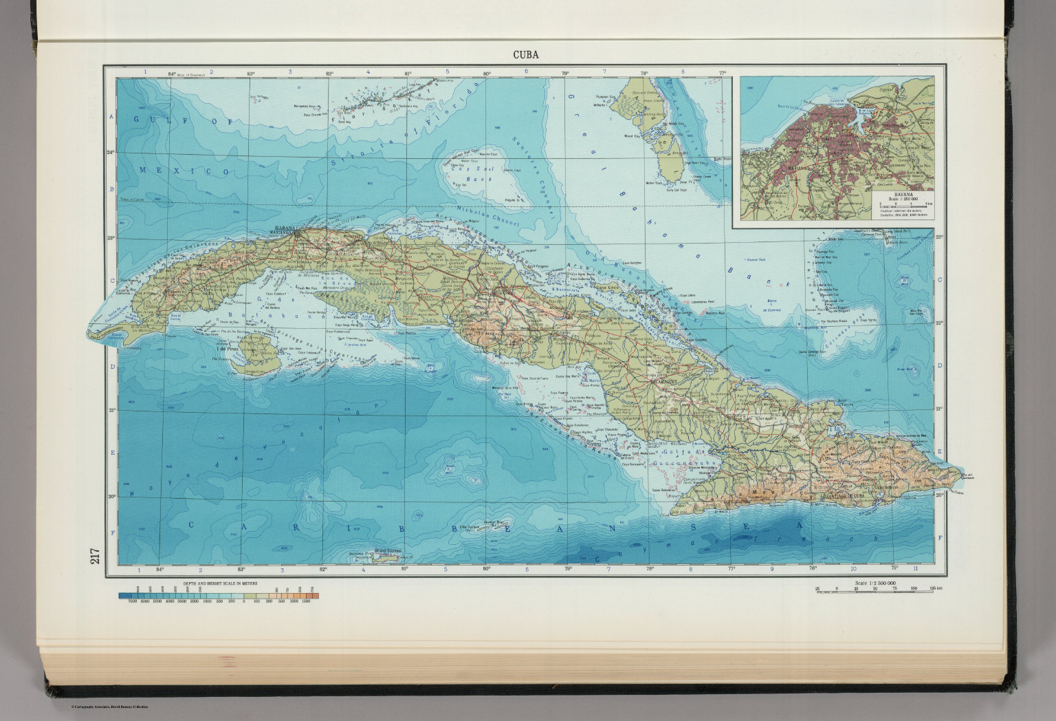 Cuba Havana The World Atlas David Rumsey Historical Map