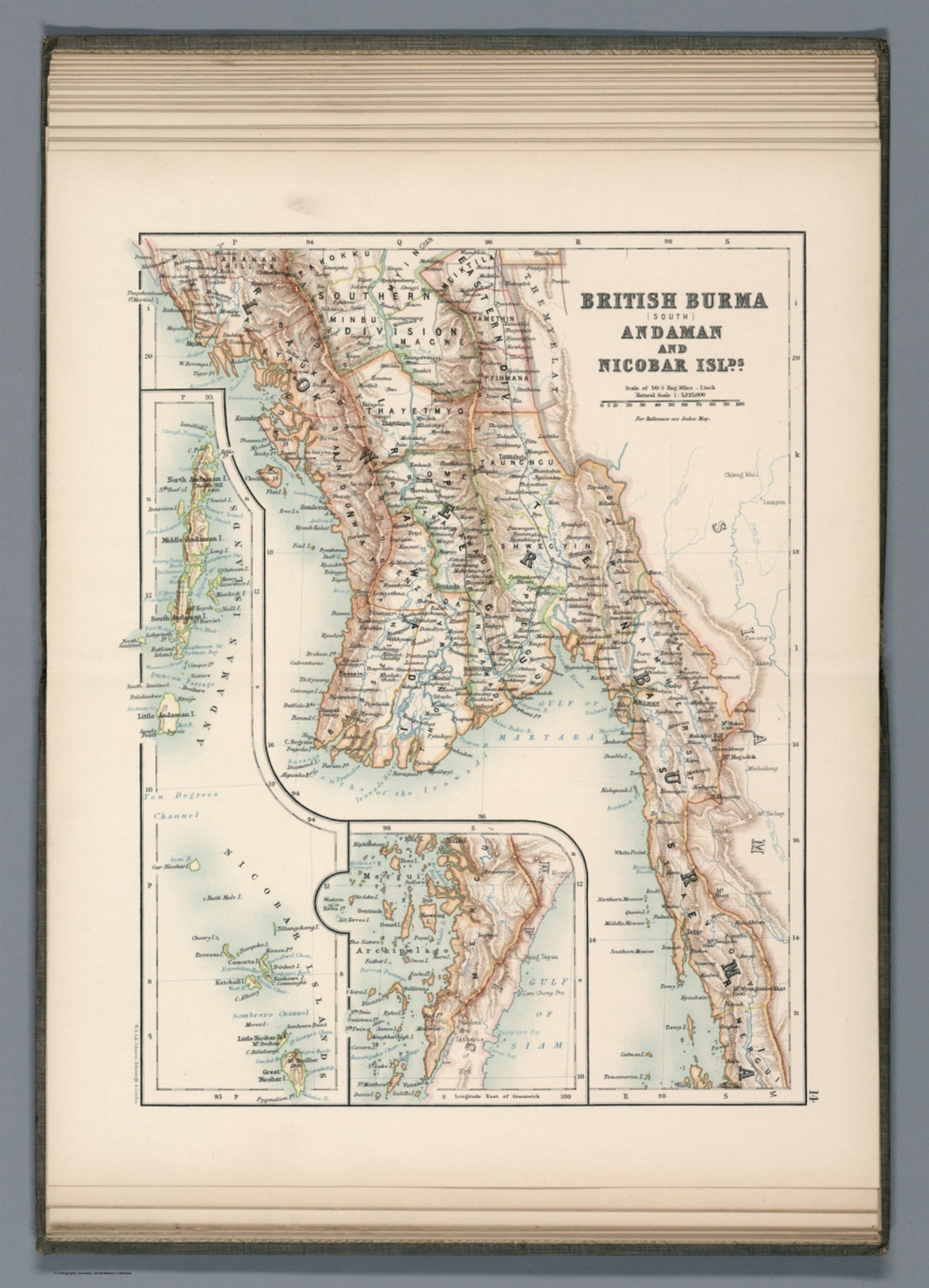 British Burma South Andaman And Nicobar Islands David Rumsey Historical Map Collection