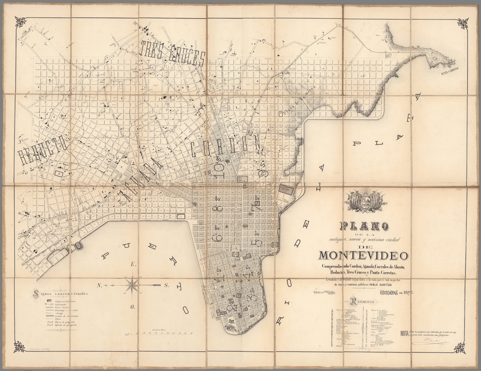 Plano De Montevideo David Rumsey Historical Map Collection My Xxx Hot
