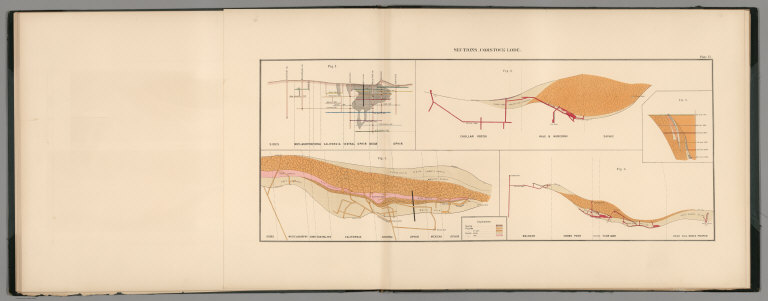 Plate 12. Sections, Comstock Lode.