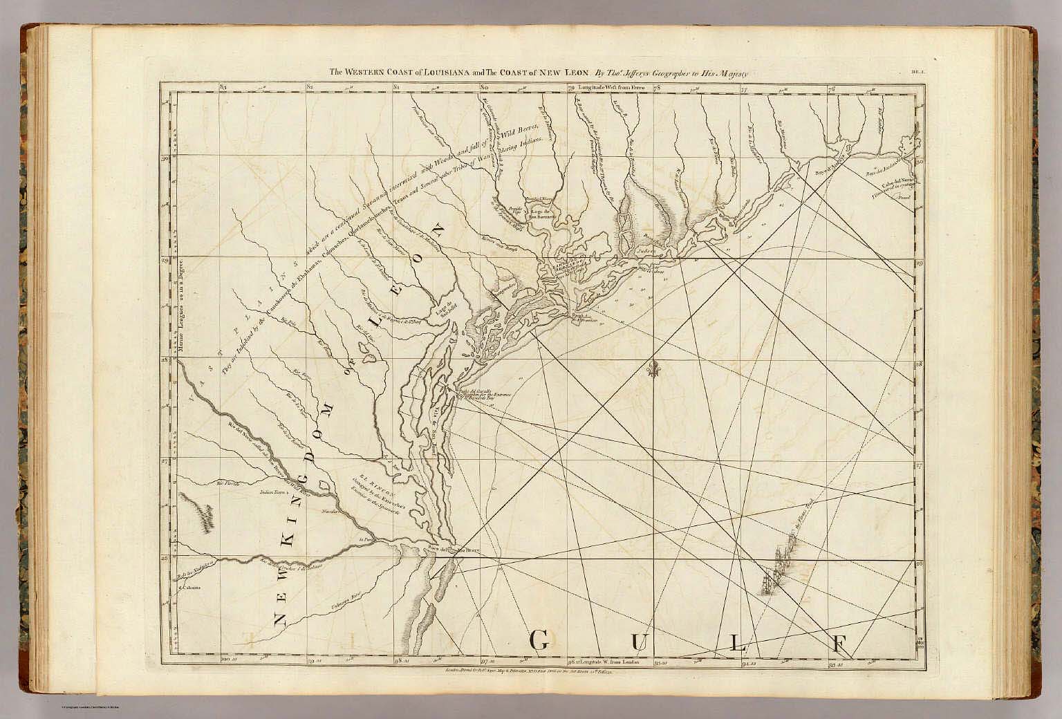 The Western Coast of Louisiana and the Coast of New Leon.
