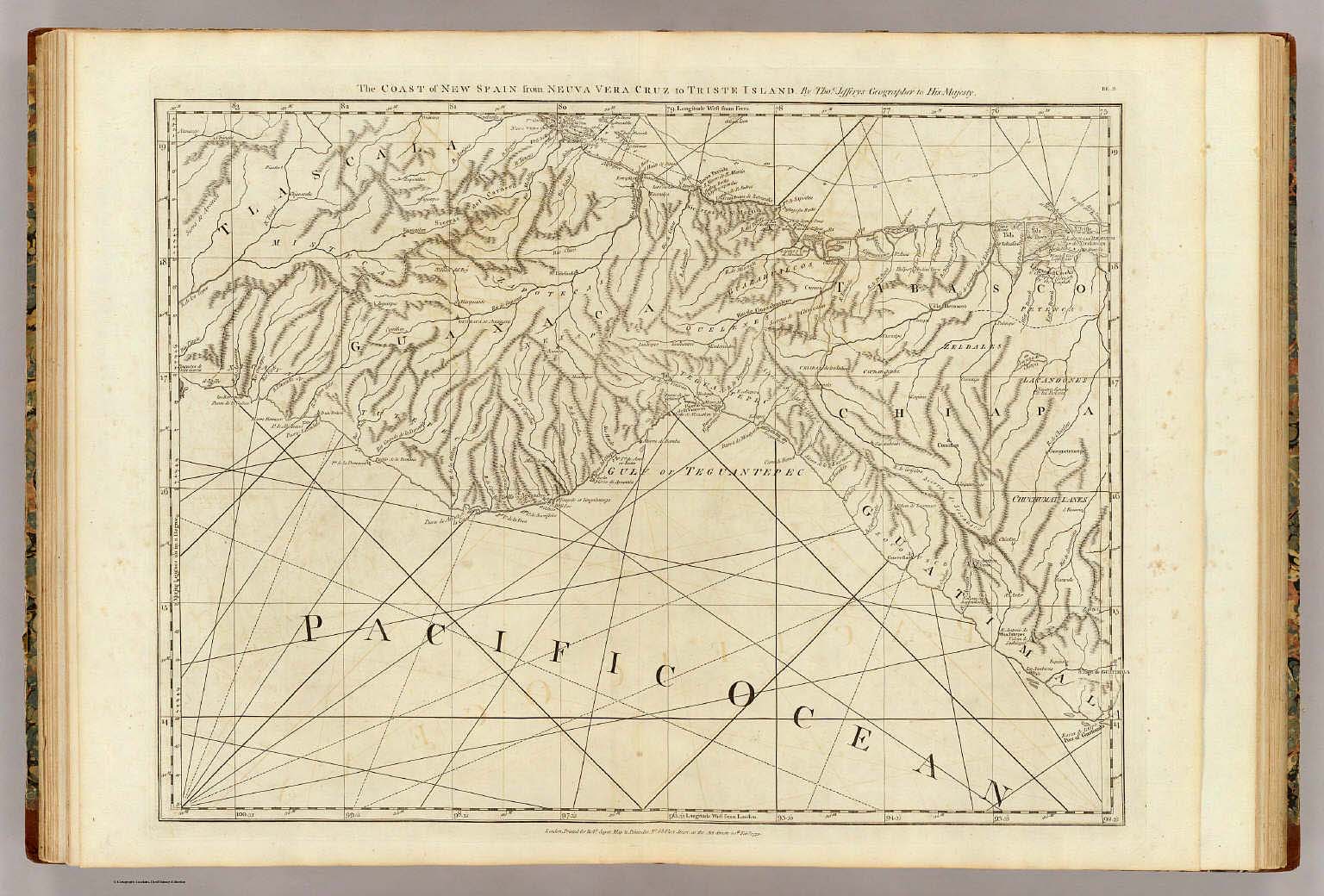 The Coast of New Spain from Neuva (i.e., Nueva) Vera Cruz to Triste Island.