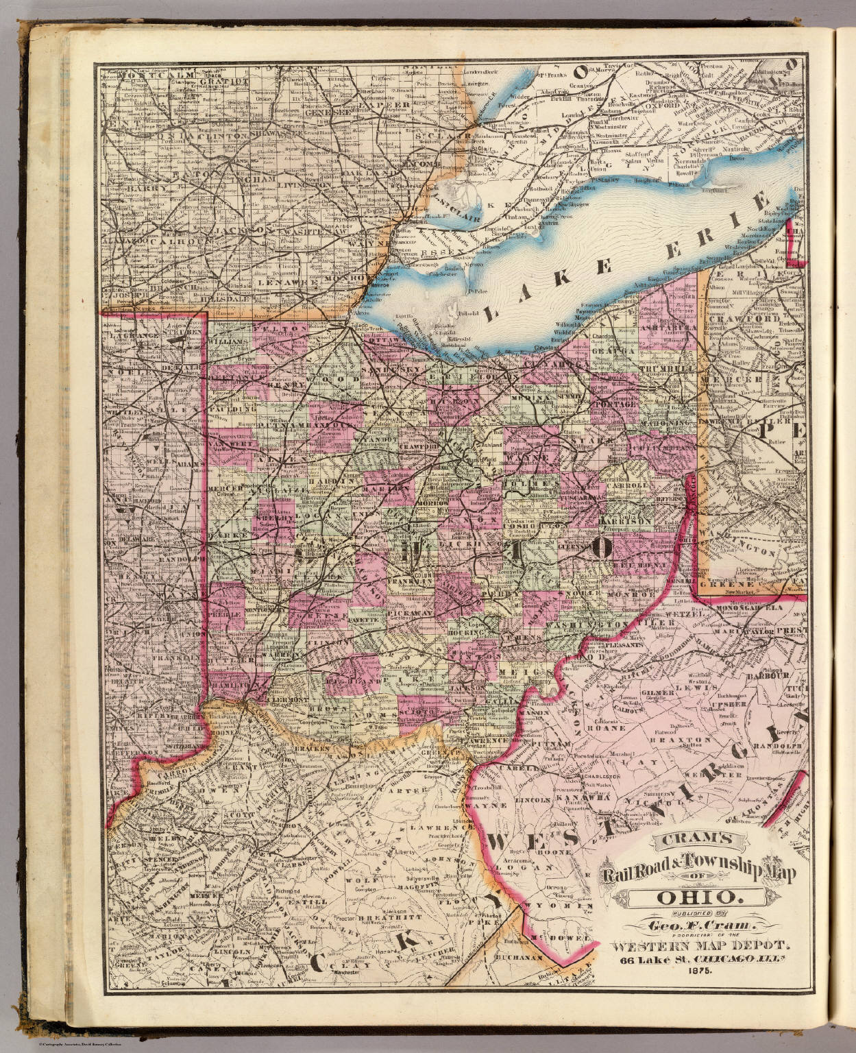 Brumsey Python Ohio Map Ohio. - David Rumsey Historical Map Collection