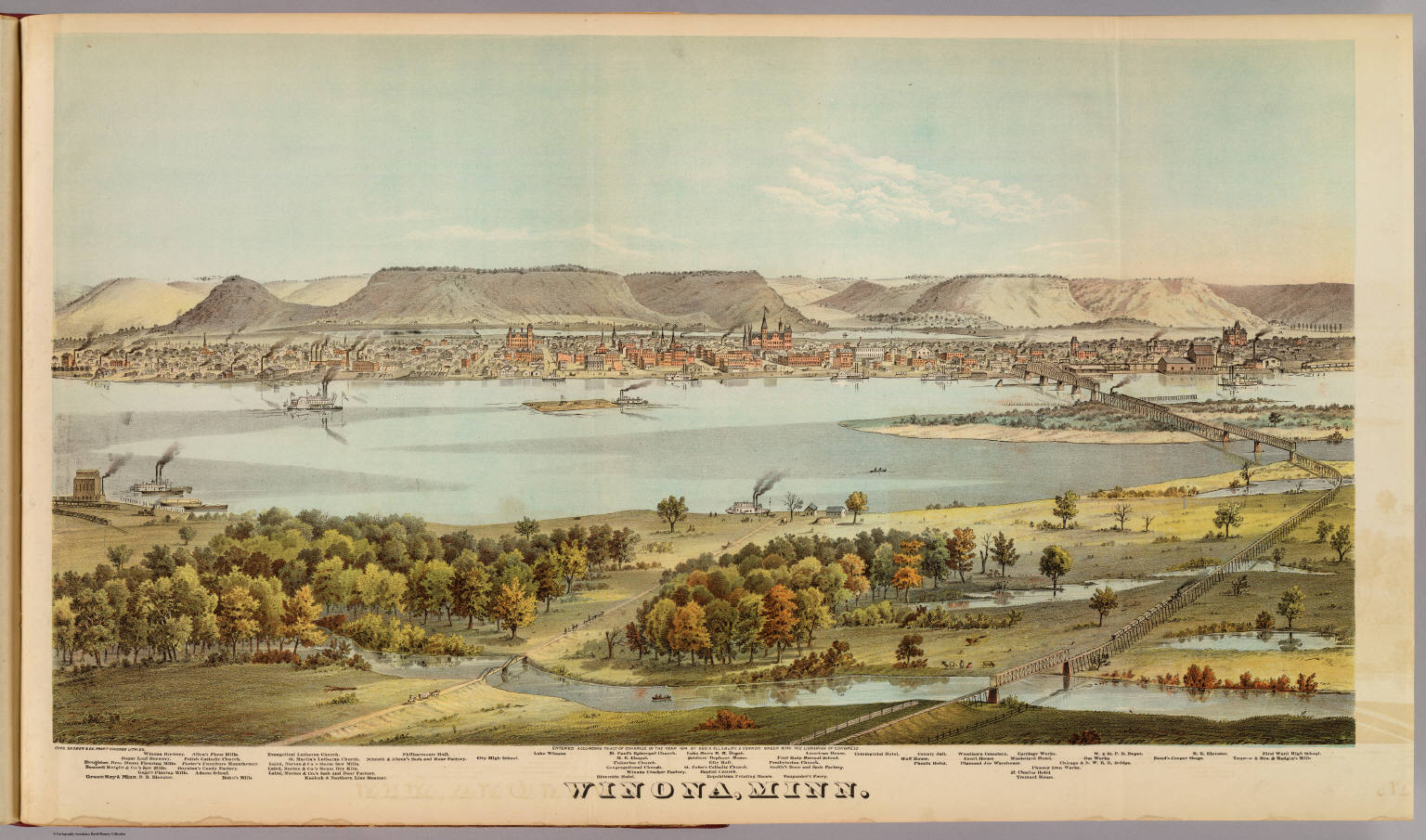 Winona Map Winona, Minn. - David Rumsey Historical Map Collection