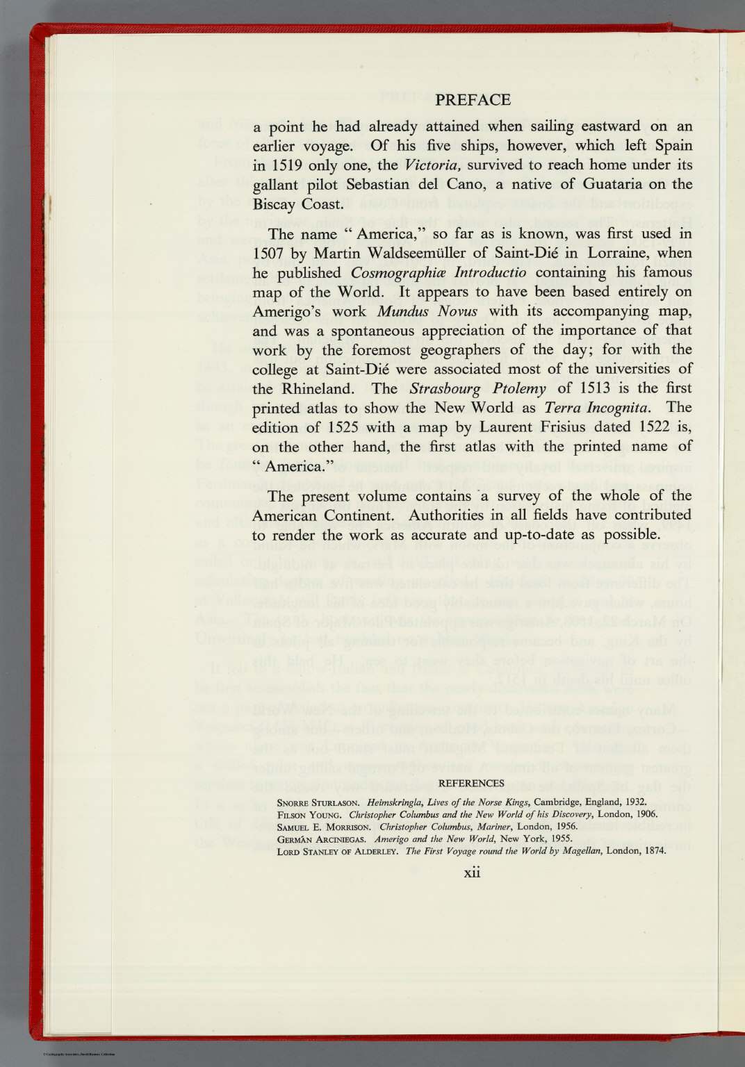 Text Page: Preface: (Continues) Volume V, The Americas - David Rumsey ...