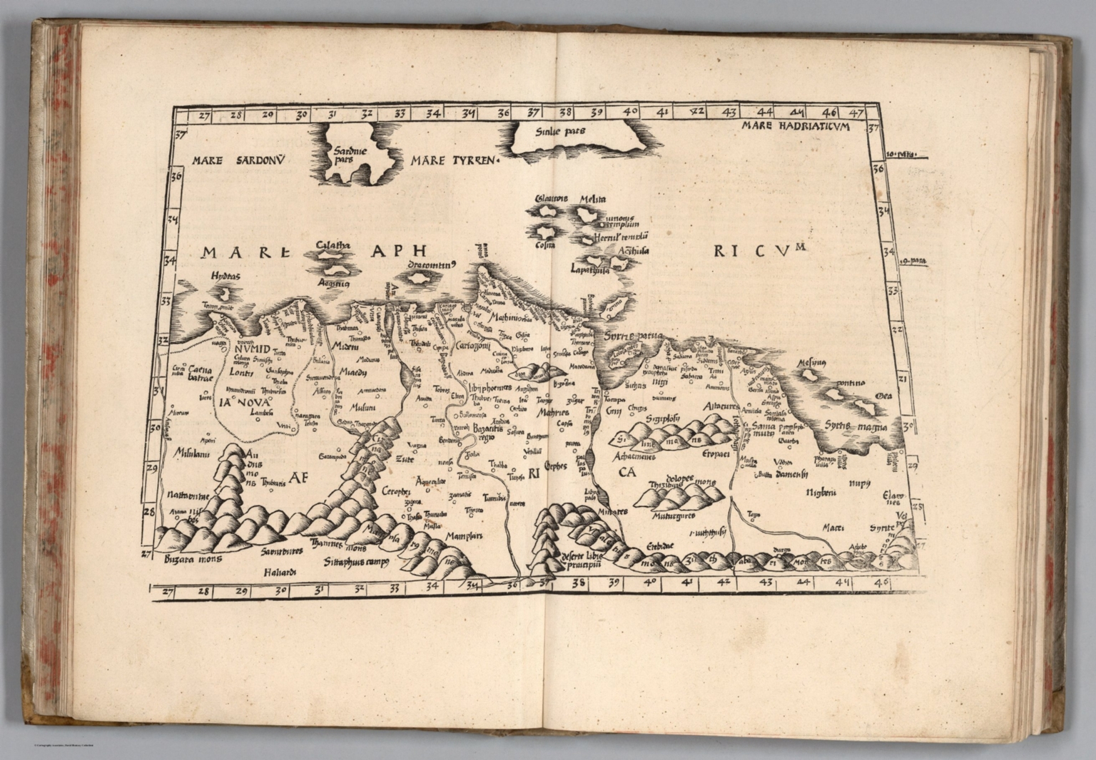 Aphricae tabula seconda continet