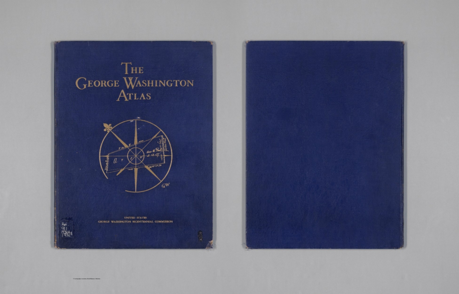 George Rabideau Atlas Cover: George Washington Atlas - David Rumsey Historical Map Collection