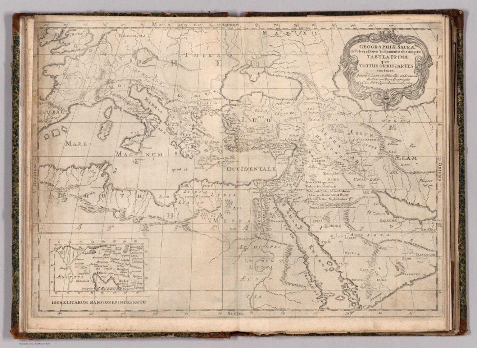 Geographiae Sacrae ex Veteri, et Novo Testamento desumptae Tabula Prima