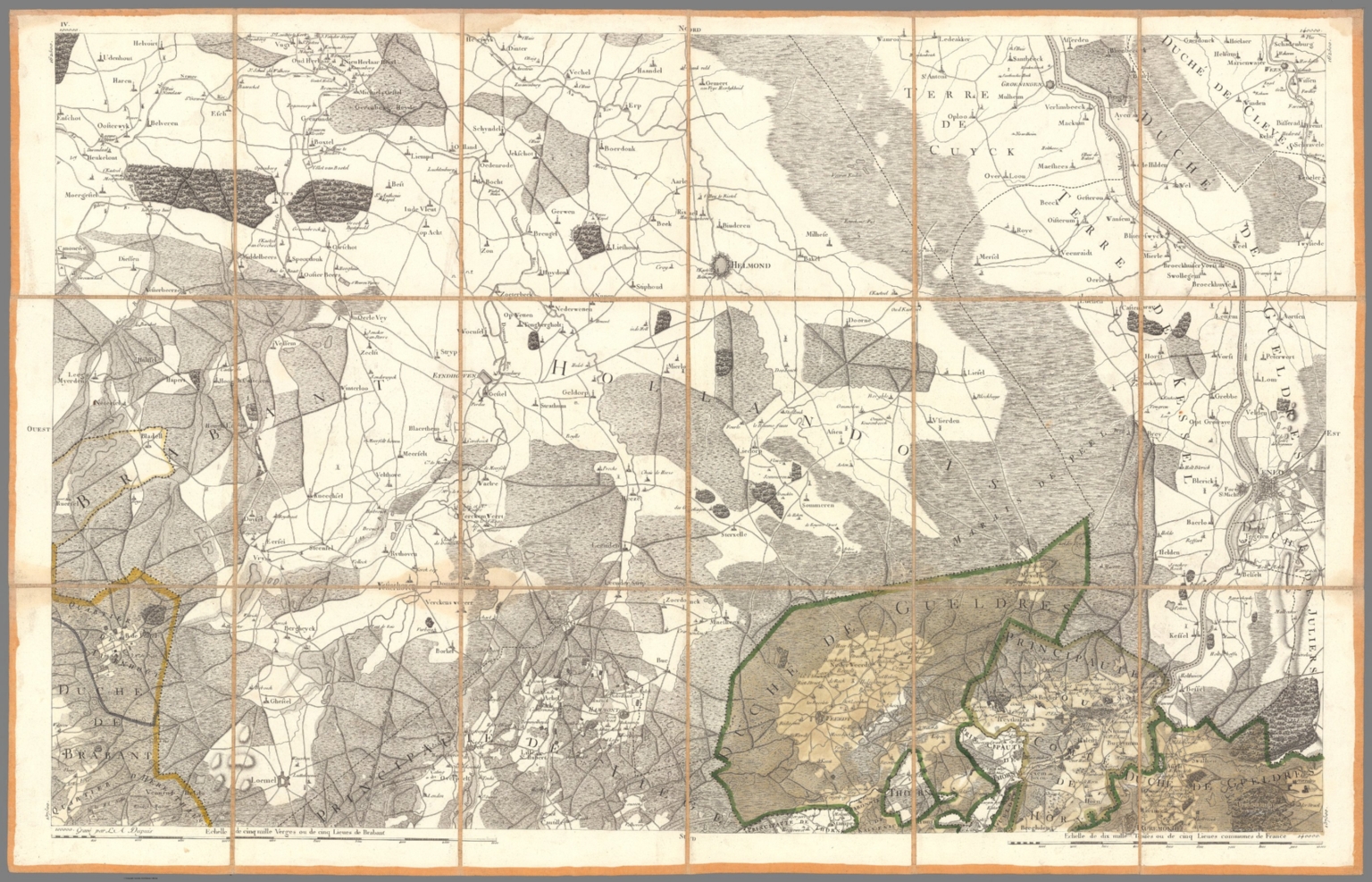 No. 4. Carte chorographique des Pays-bas autrichiens
