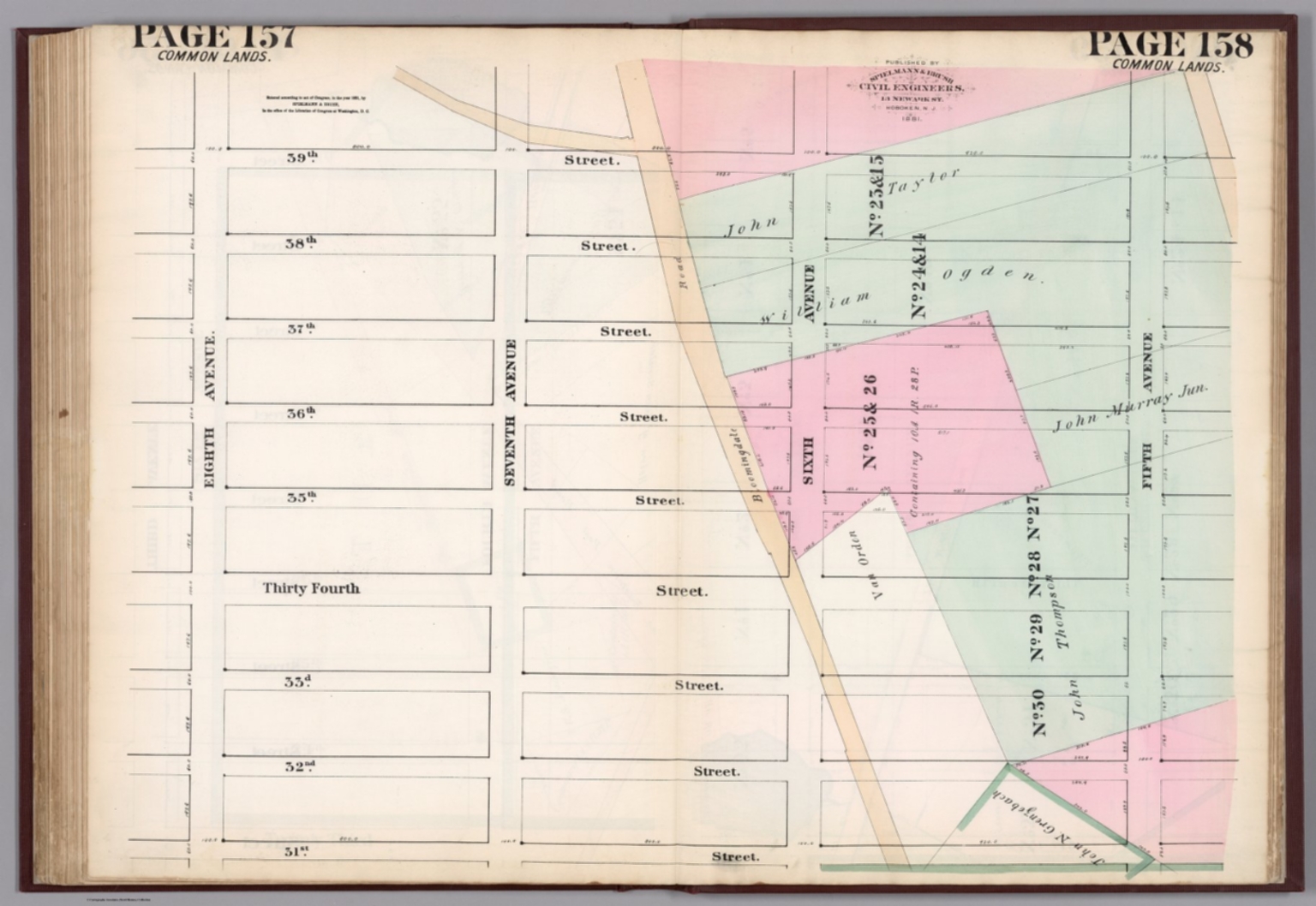 Pages 157-158. New York Common Lands