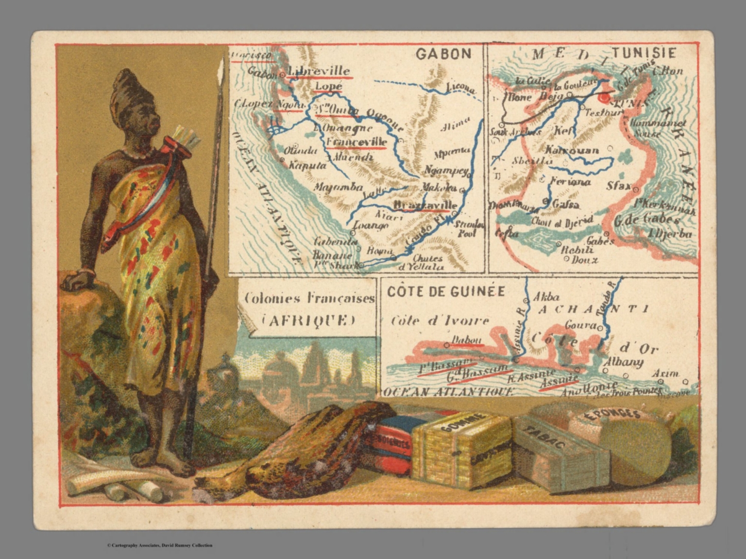 Colonies Françaises (Afrique) ... - David Rumsey Historical Map Collection