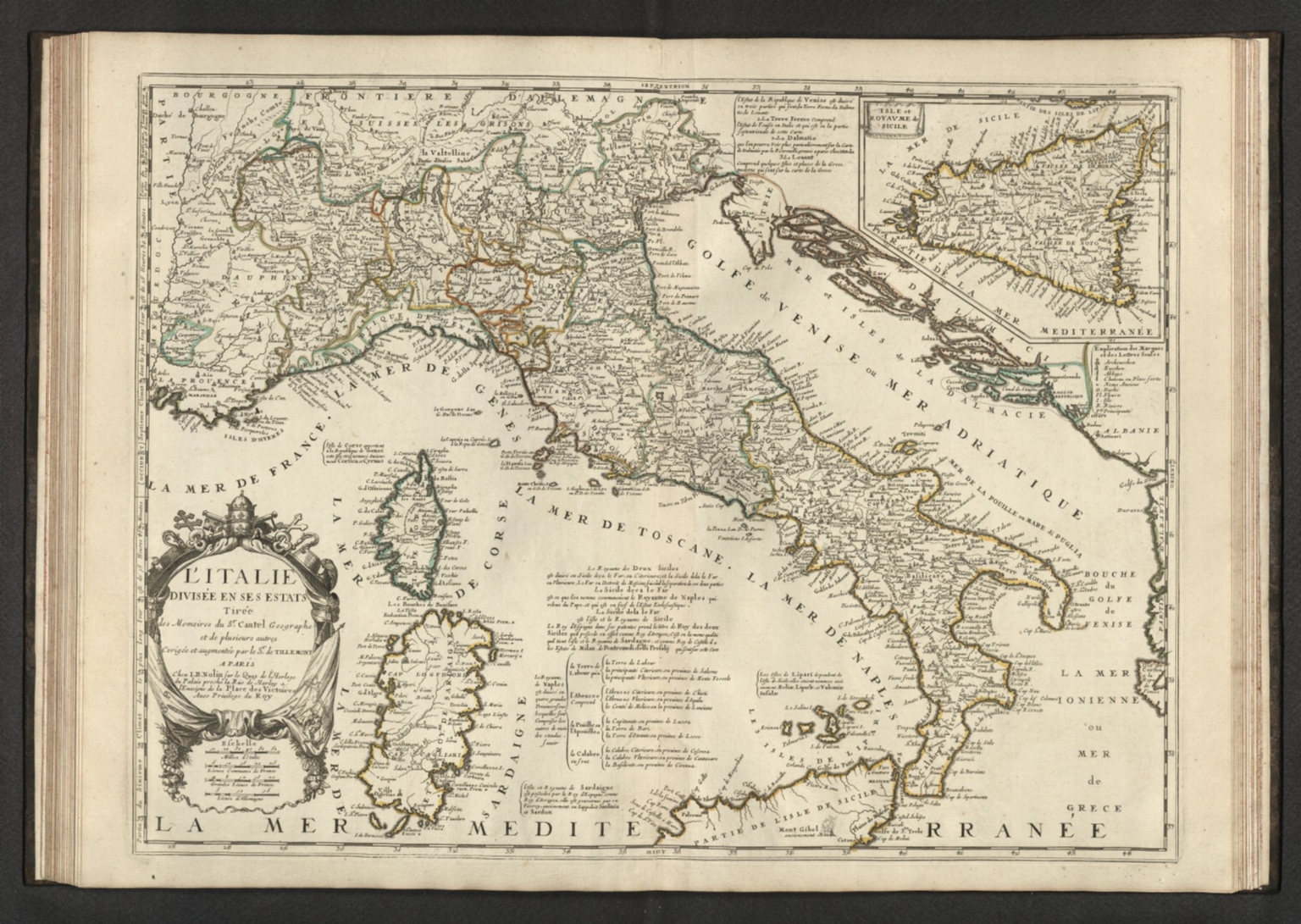 L'Italie divisée en ses estats ...