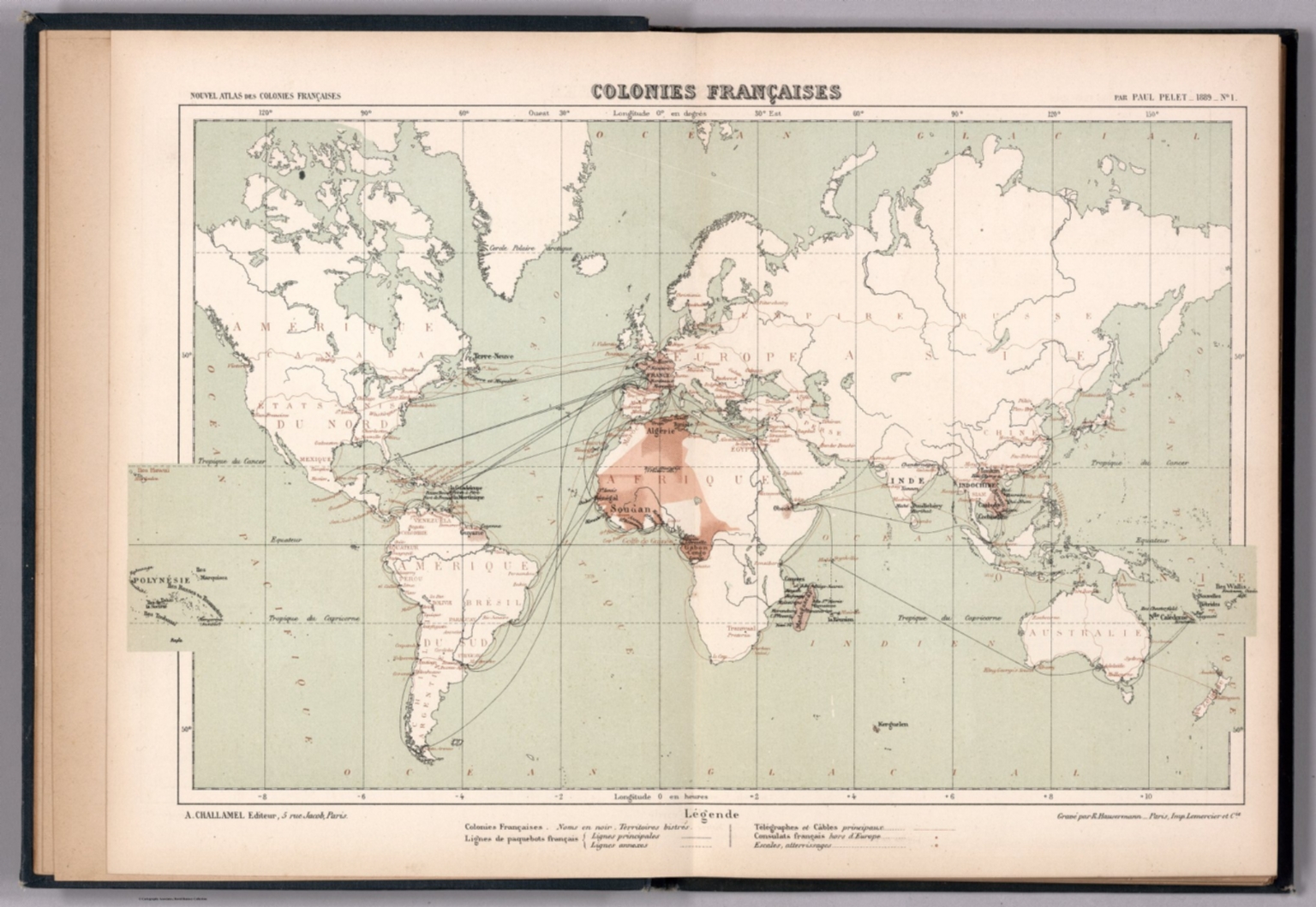 Colonies Françaises. - David Rumsey Historical Map Collection