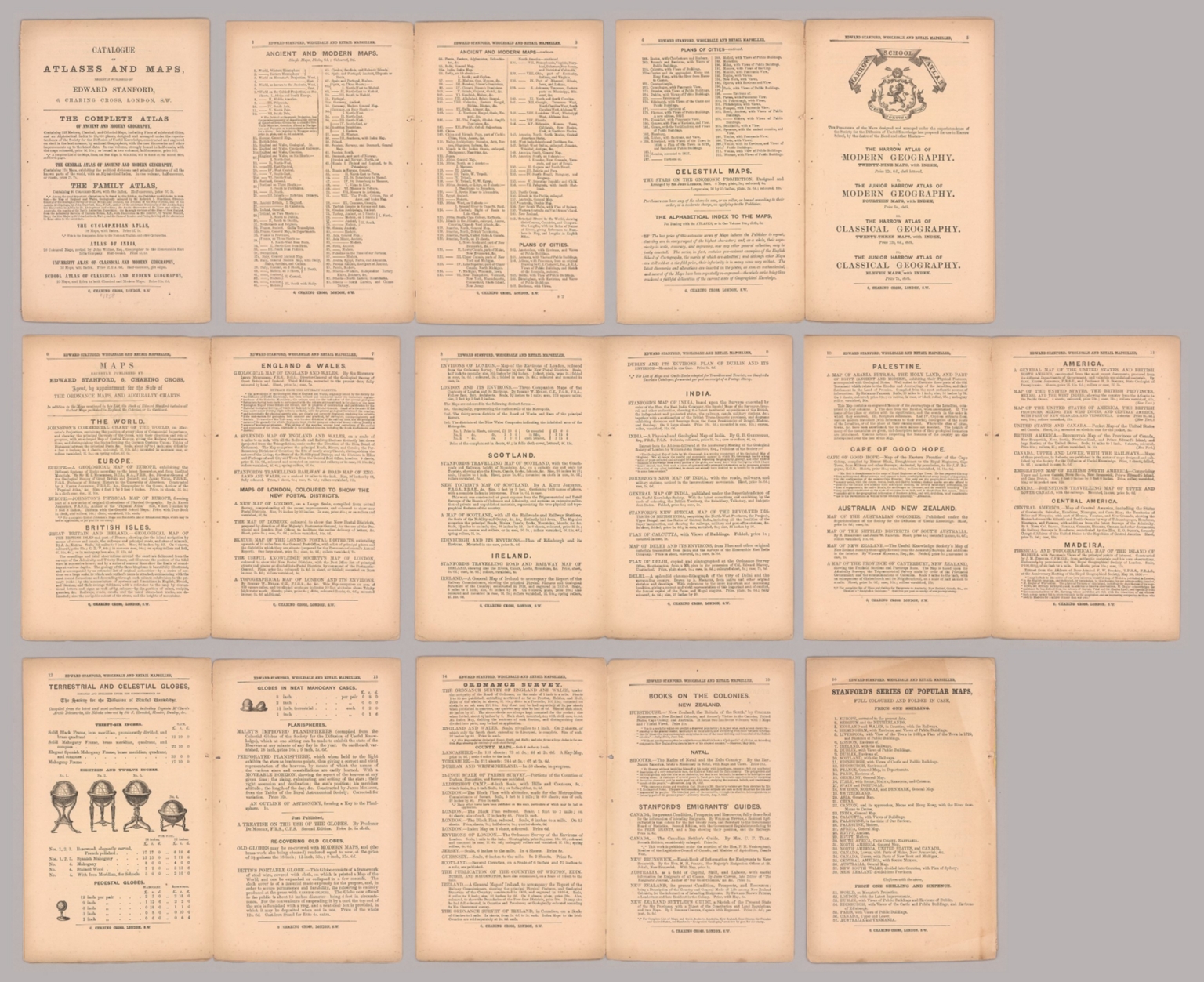 Composite Text Catalog of Atlases and Maps Recently Published by