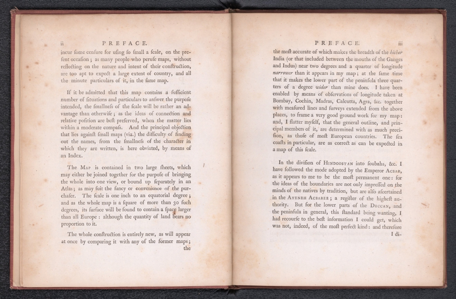 Preface: Memoir of a Map of Hindoostan; Or The Mogul's Empire - David ...