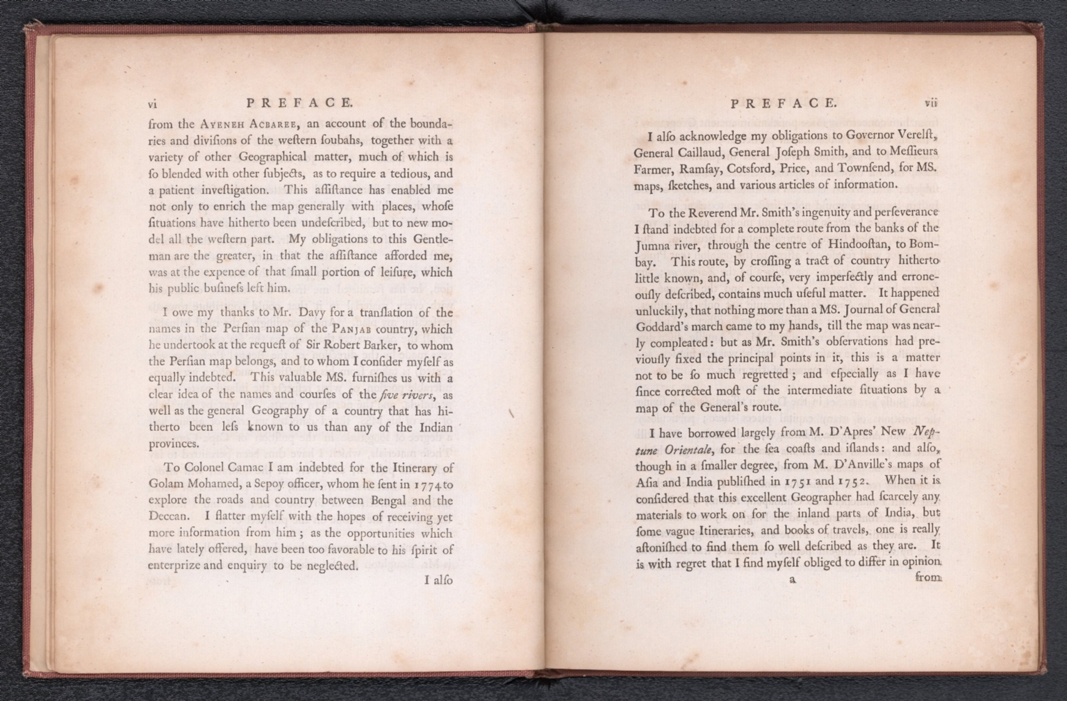 Preface: Memoir of a Map of Hindoostan; Or The Mogul's Empire - David ...