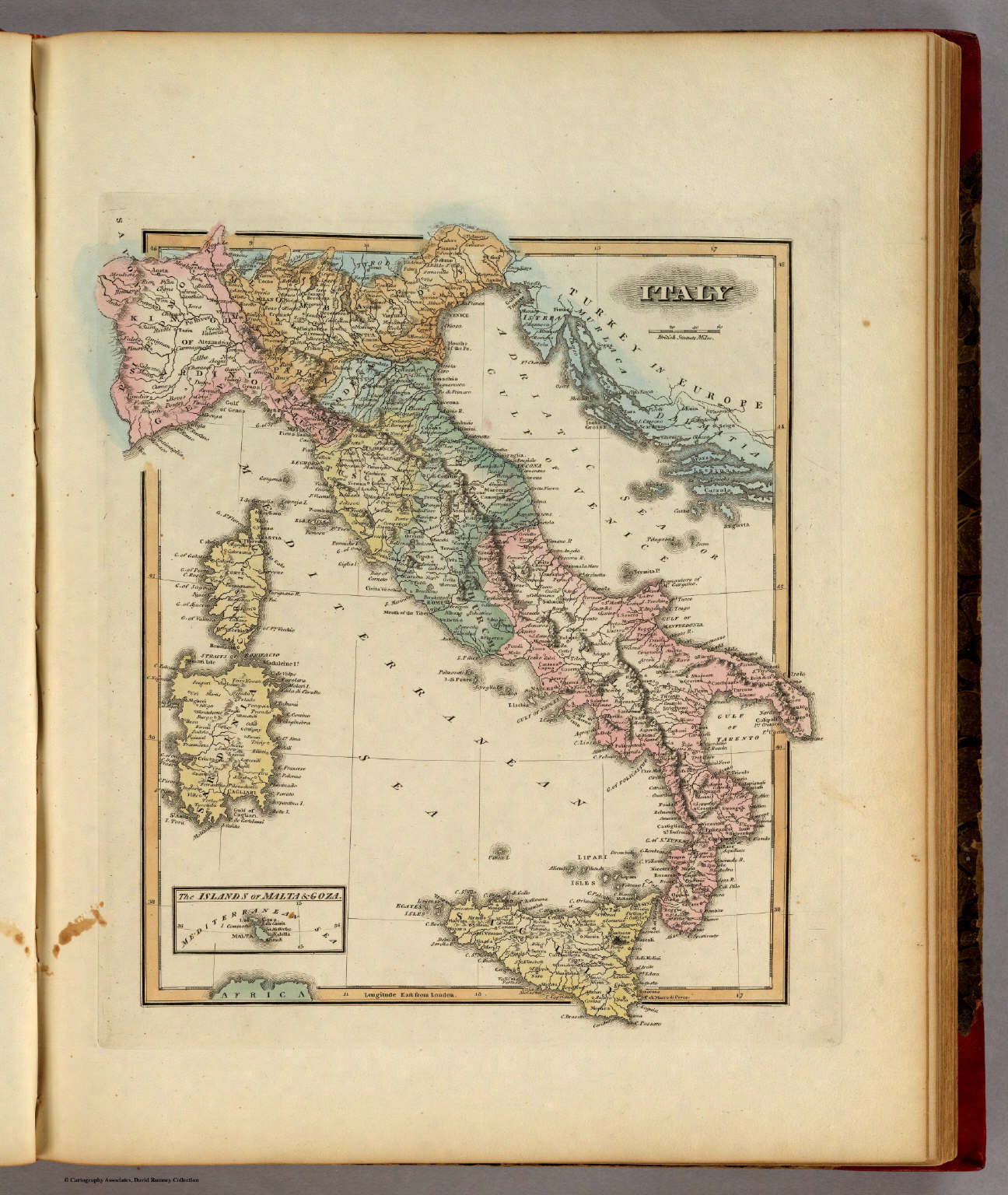 Italy David Rumsey Historical Map Collection