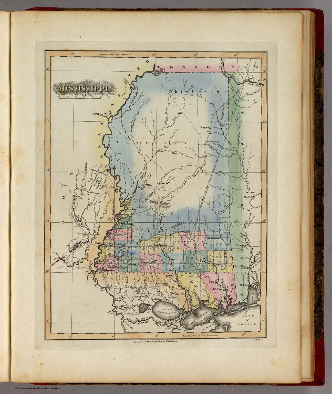 Mississippi David Rumsey Historical Map Collection 5191
