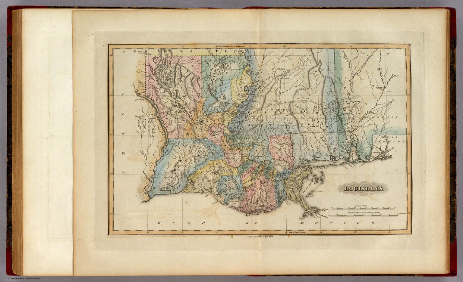 Louisiana David Rumsey Historical Map Collection 8754
