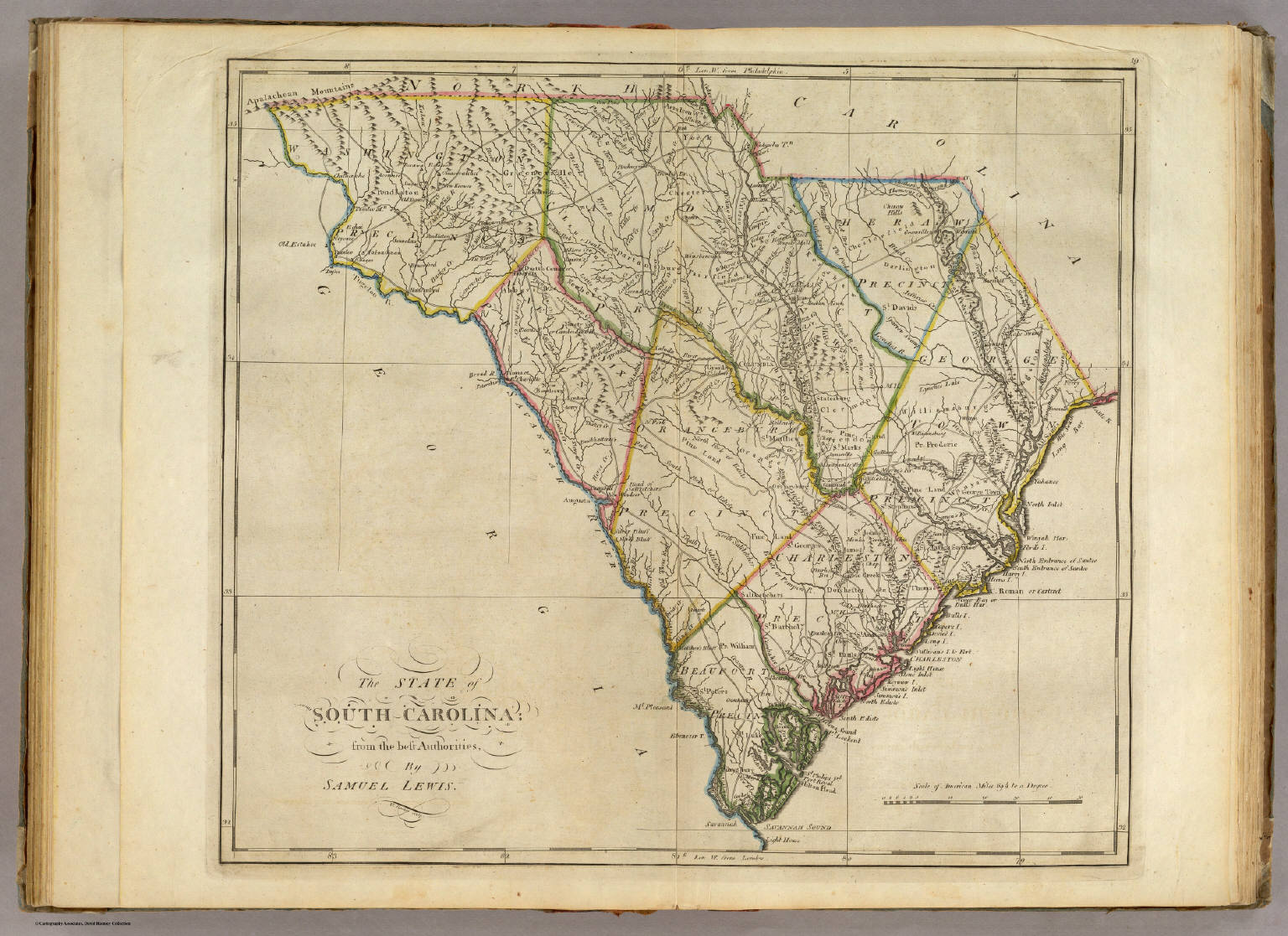 State Of South Carolina David Rumsey Historical Map Collection 4407