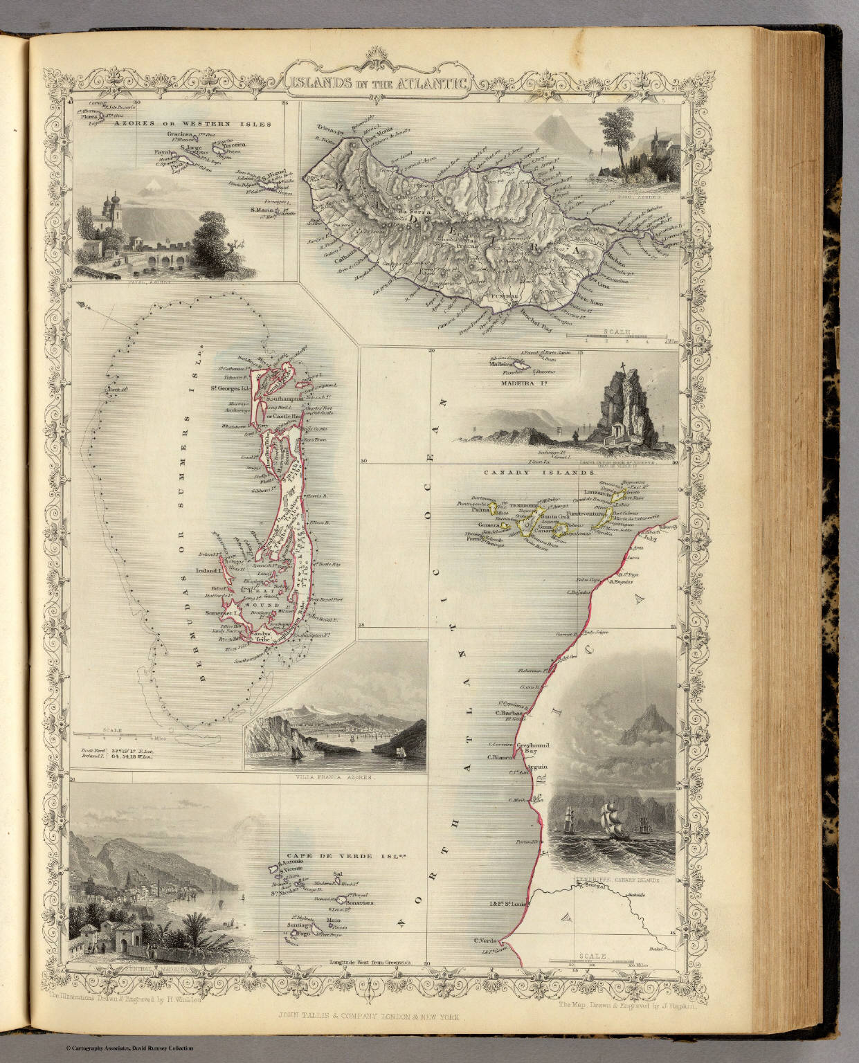 Islands In The Atlantic David Rumsey Historical Map Collection