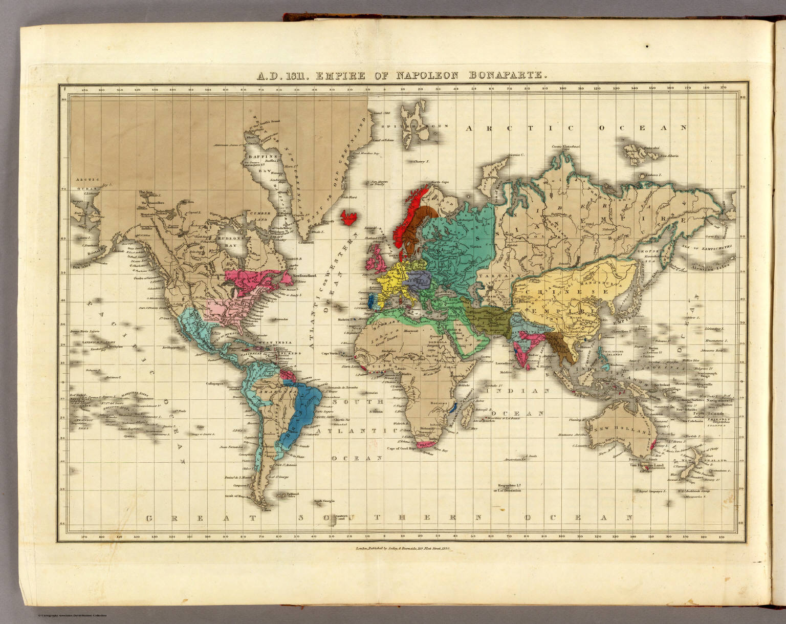 A.D. 1811. Empire of Napoleon Bonaparte.