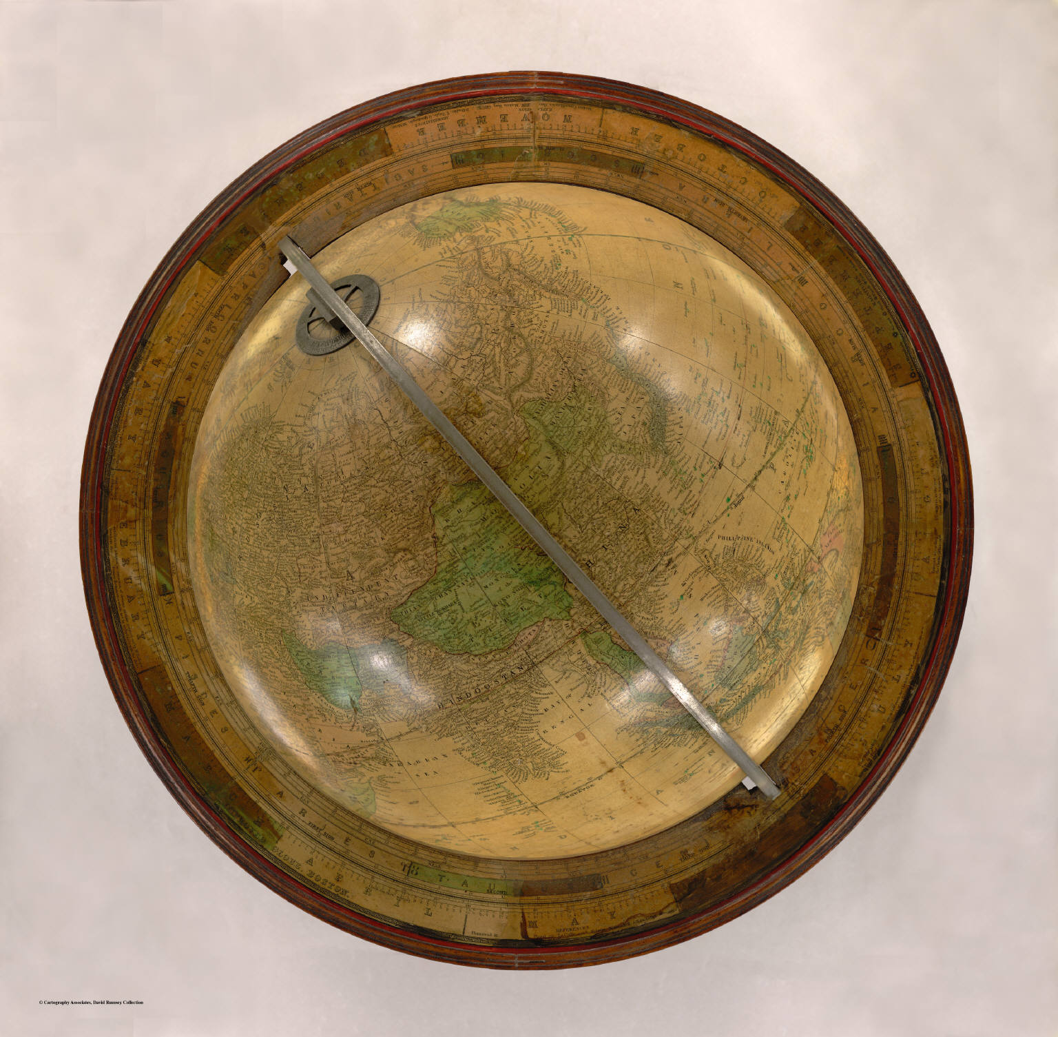 Improved Globe, Boston. (Terrestrial Globe). David Rumsey Historical