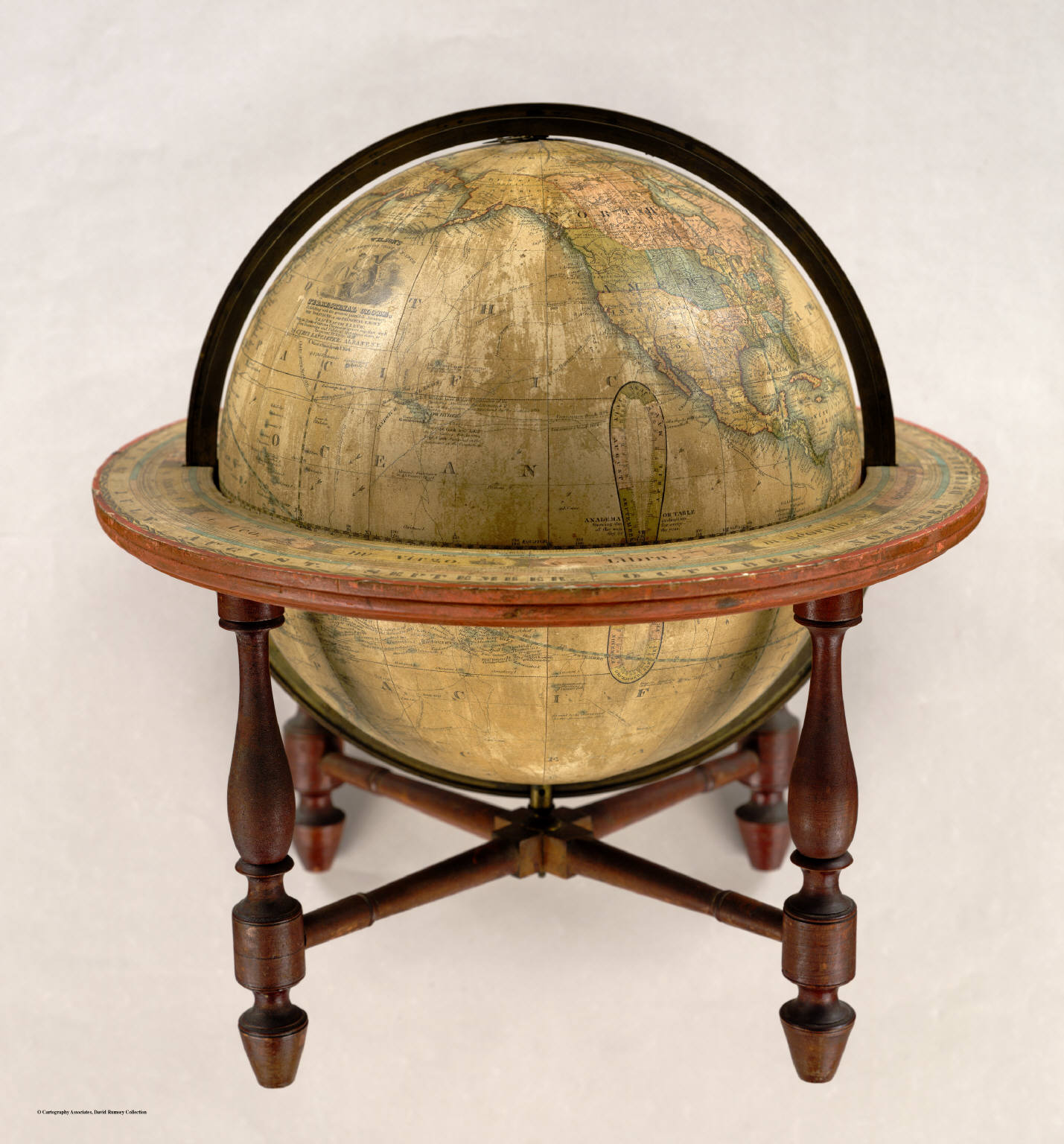 Wilson's New American Thirteen Inch Terrestrial Globe. - David Rumsey ...