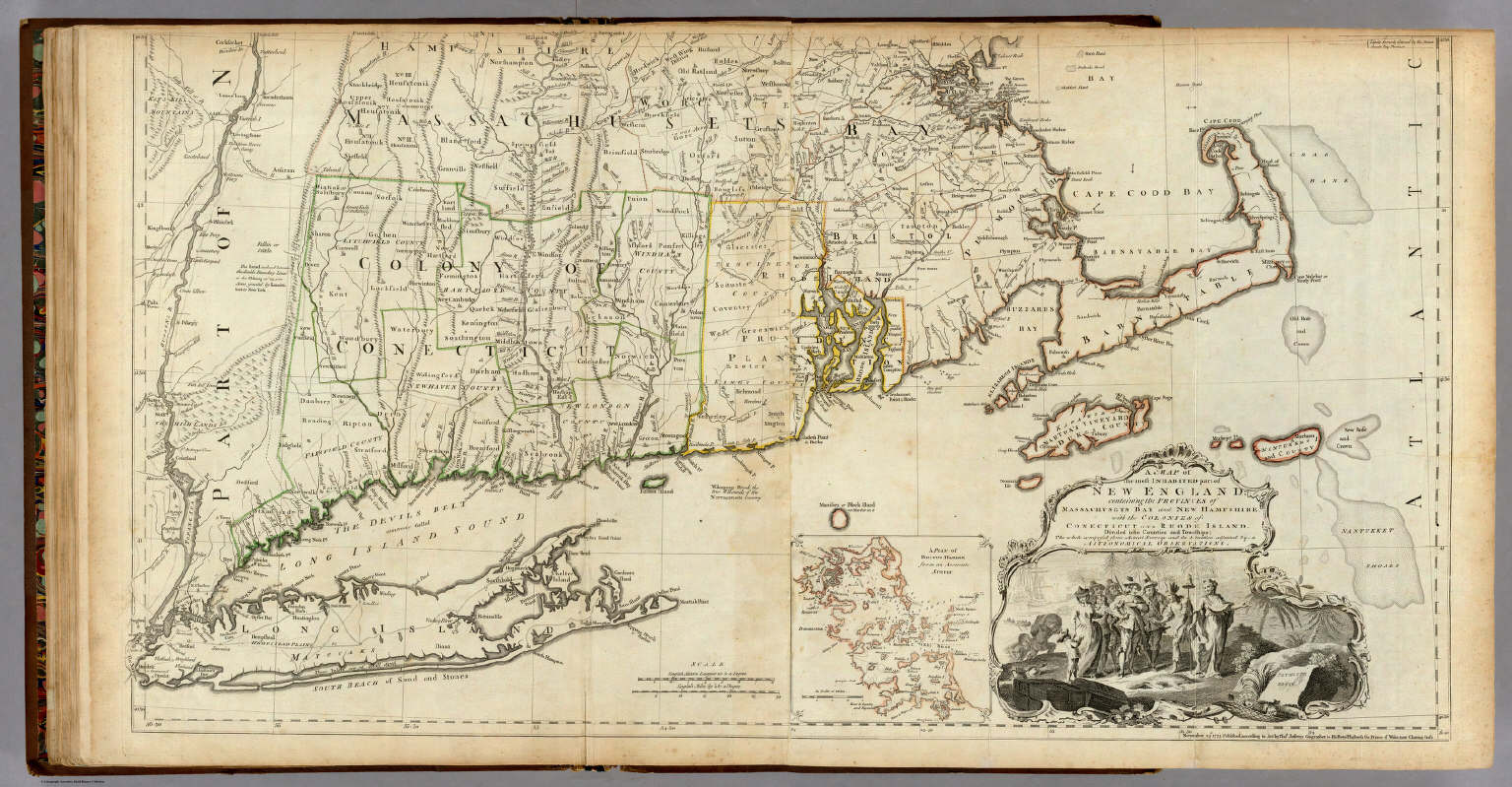 The Provinces Of Massachusetts Bay And New Hampshire. (southern Section 