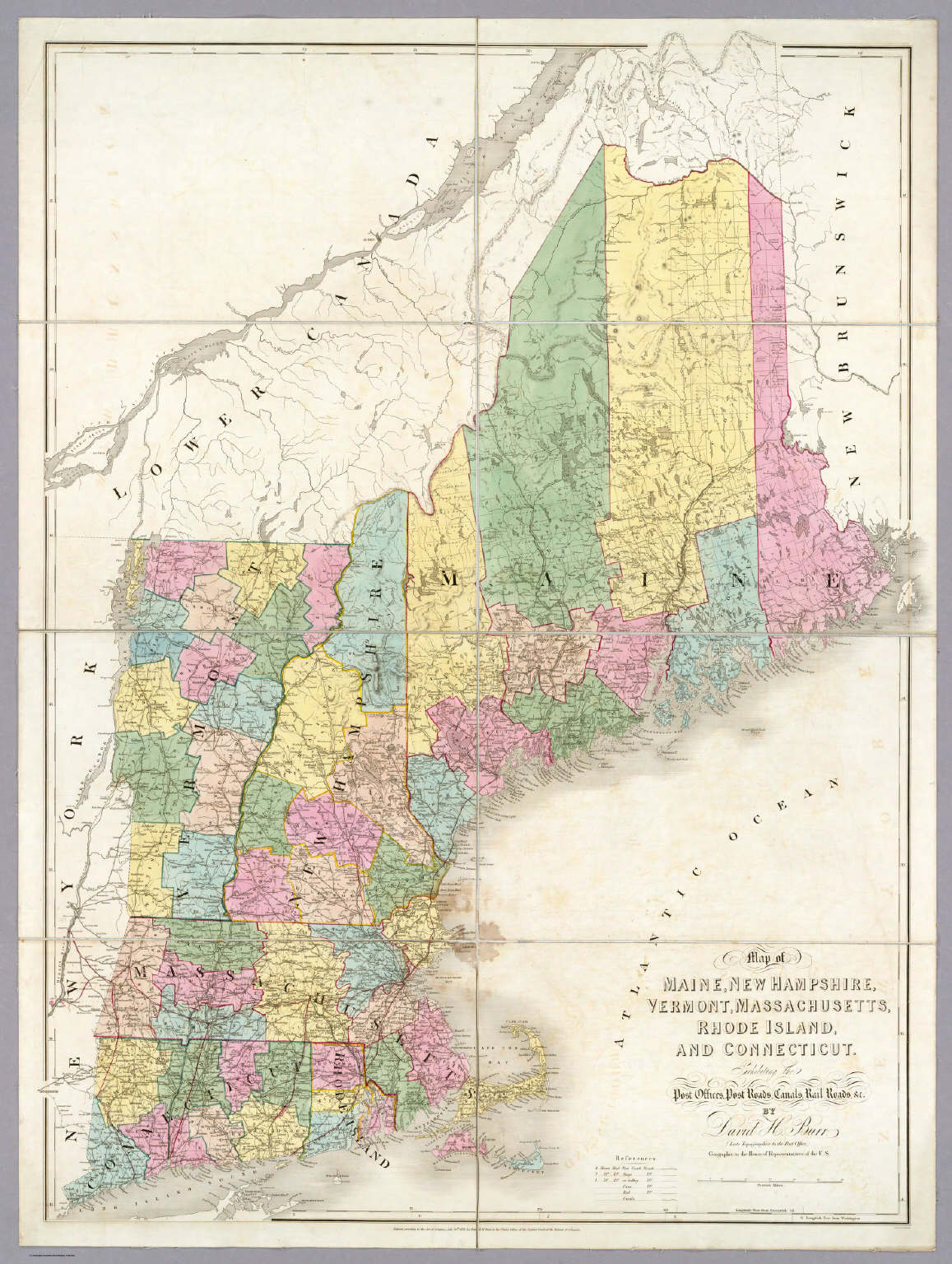 Vermont New Hampshire Maine Map Us States Map - vrogue.co