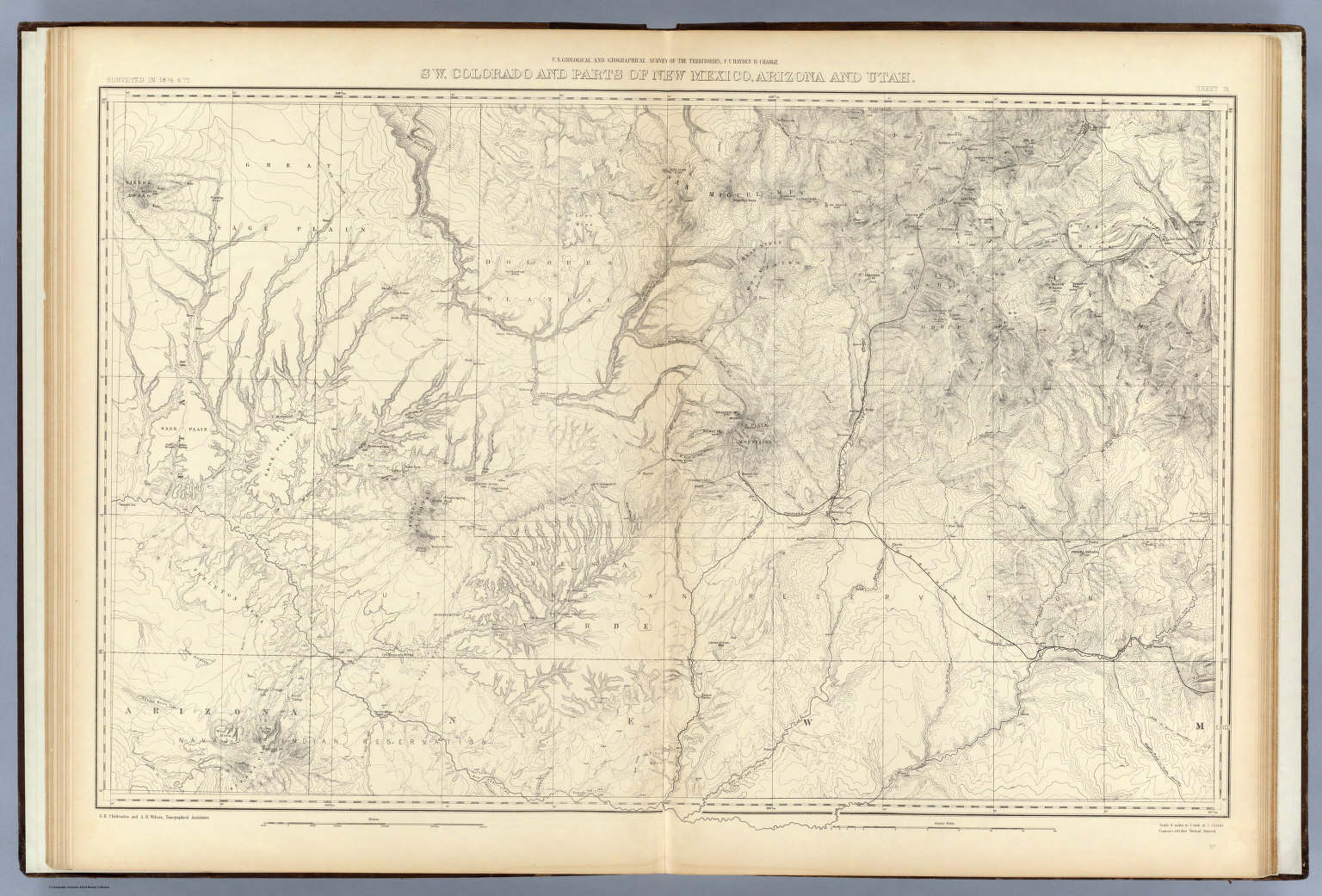 SW. Colorado and Parts of New Mexico, Arizona and Utah. - David Rumsey ...