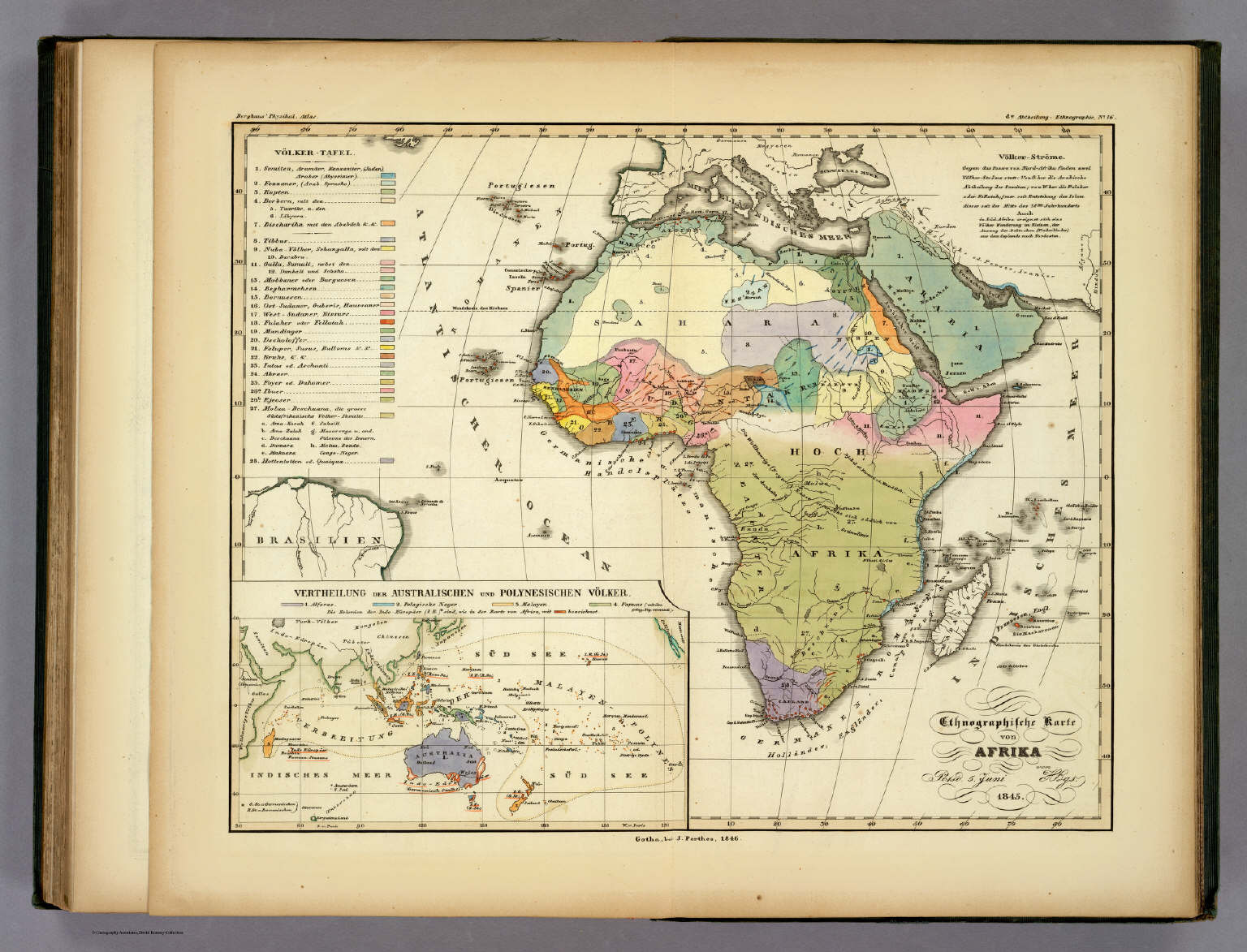 Ethnographische Karte Von Afrika David Rumsey Historical Map Collection
