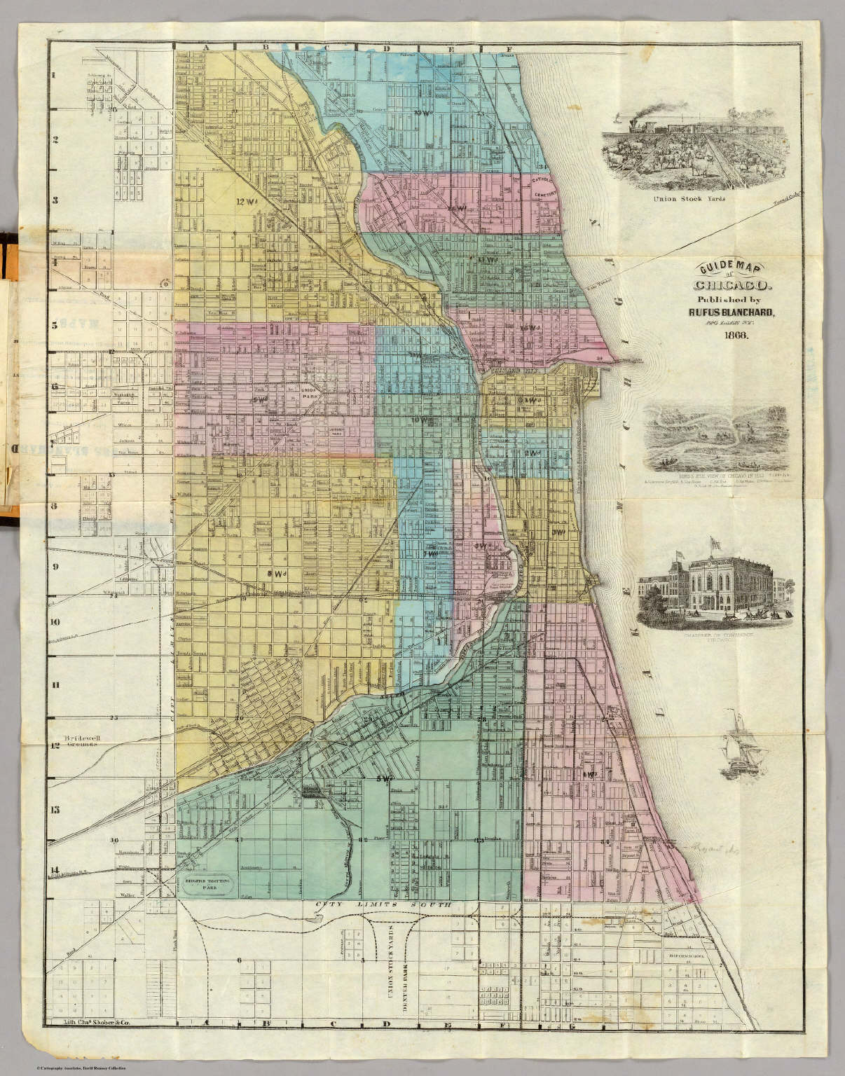 Guide Map of Chicago. - David Rumsey Historical Map Collection