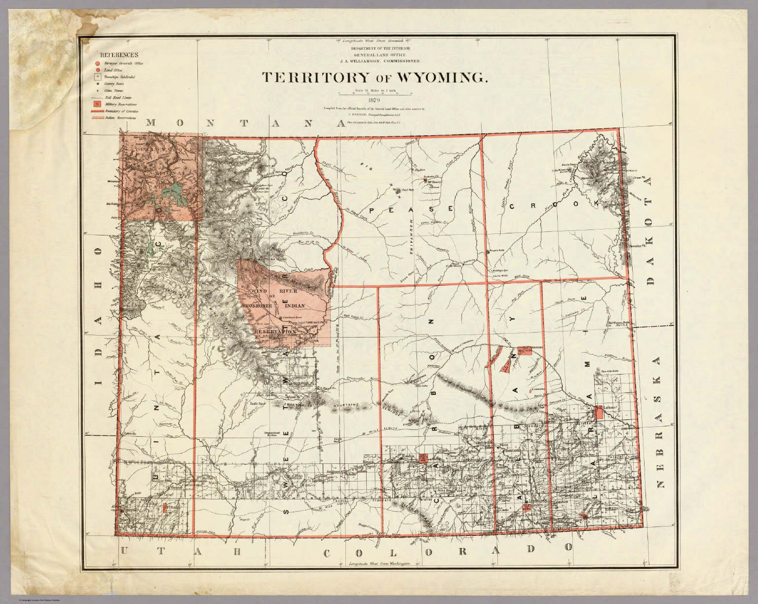 Territory Of Wyoming. - David Rumsey Historical Map Collection