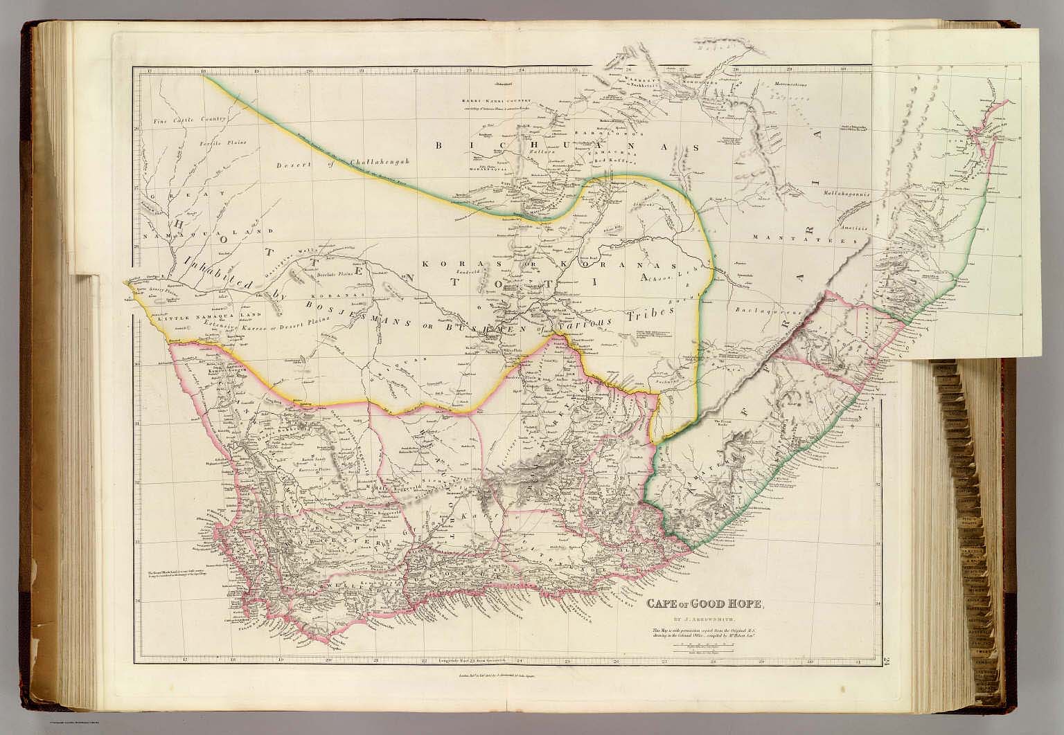 Cape Of Good Hope David Rumsey Historical Map Collection 2414