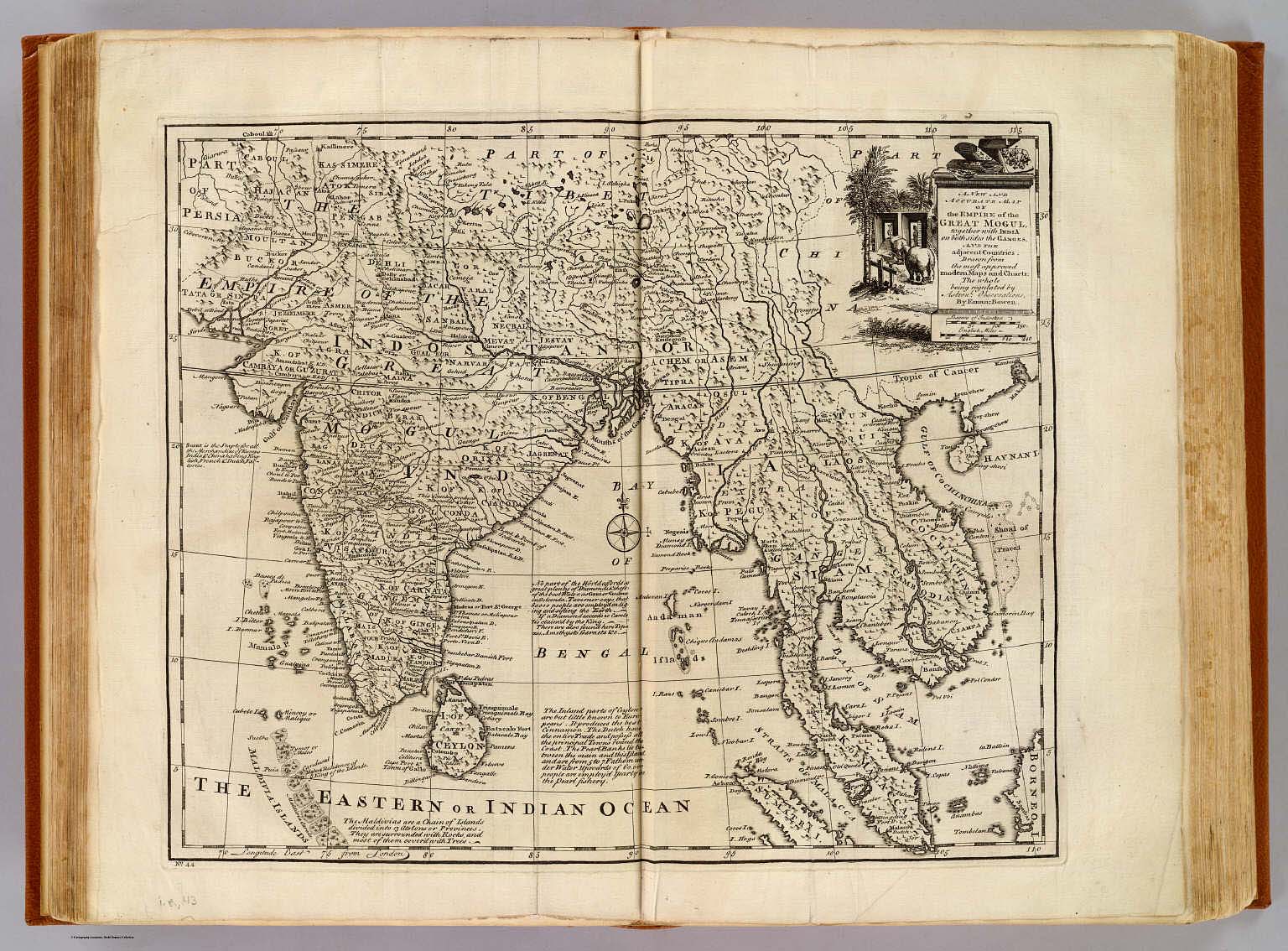 Mogul Empire India David Rumsey Historical Map Collection