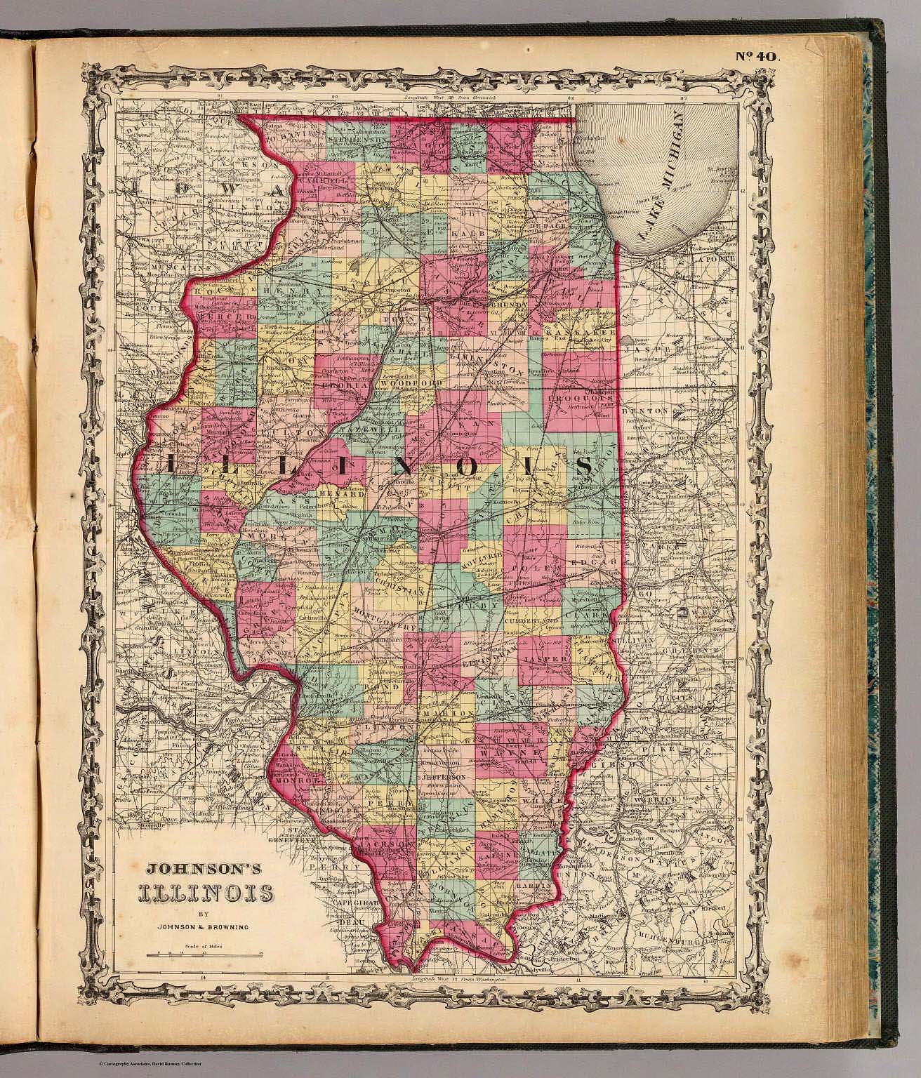 Illinois David Rumsey Historical Map Collection 9673