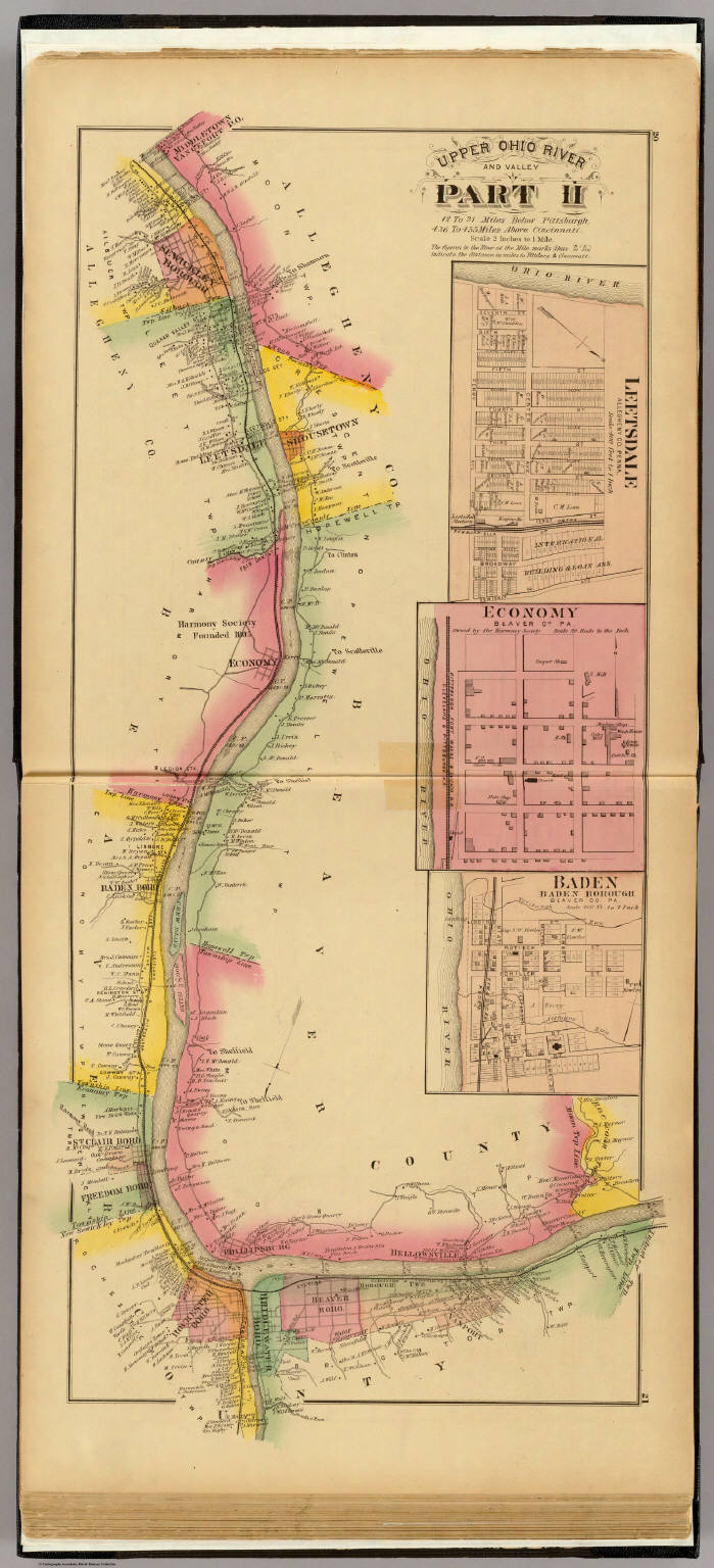 Upper Ohio River and Valley part II, 12 to 31 miles below Pittsburgh ...