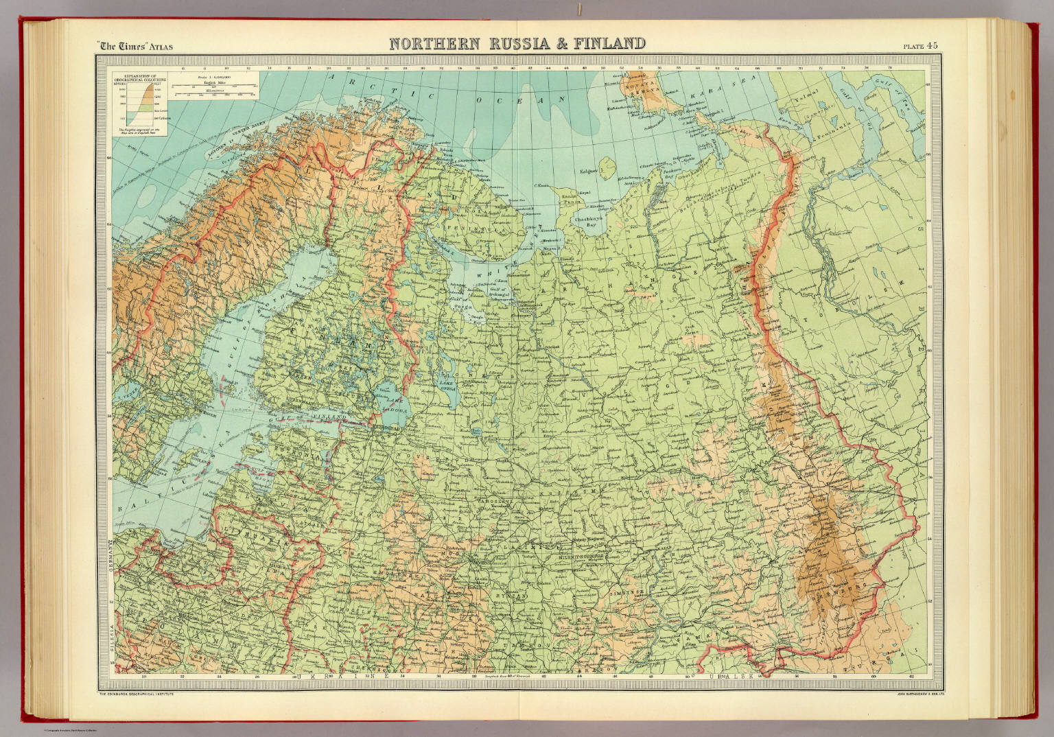 Northern Russia Finland David Rumsey Historical Map Collection   00444037 