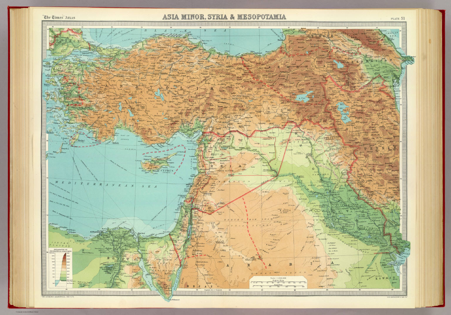 Asia Minor, Syria & Mesopotamia. - David Rumsey Historical Map Collection