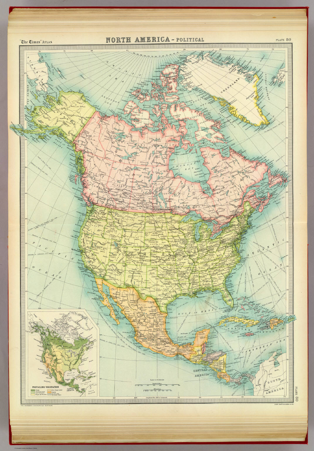 North America Political David Rumsey Historical Map Collection 5122