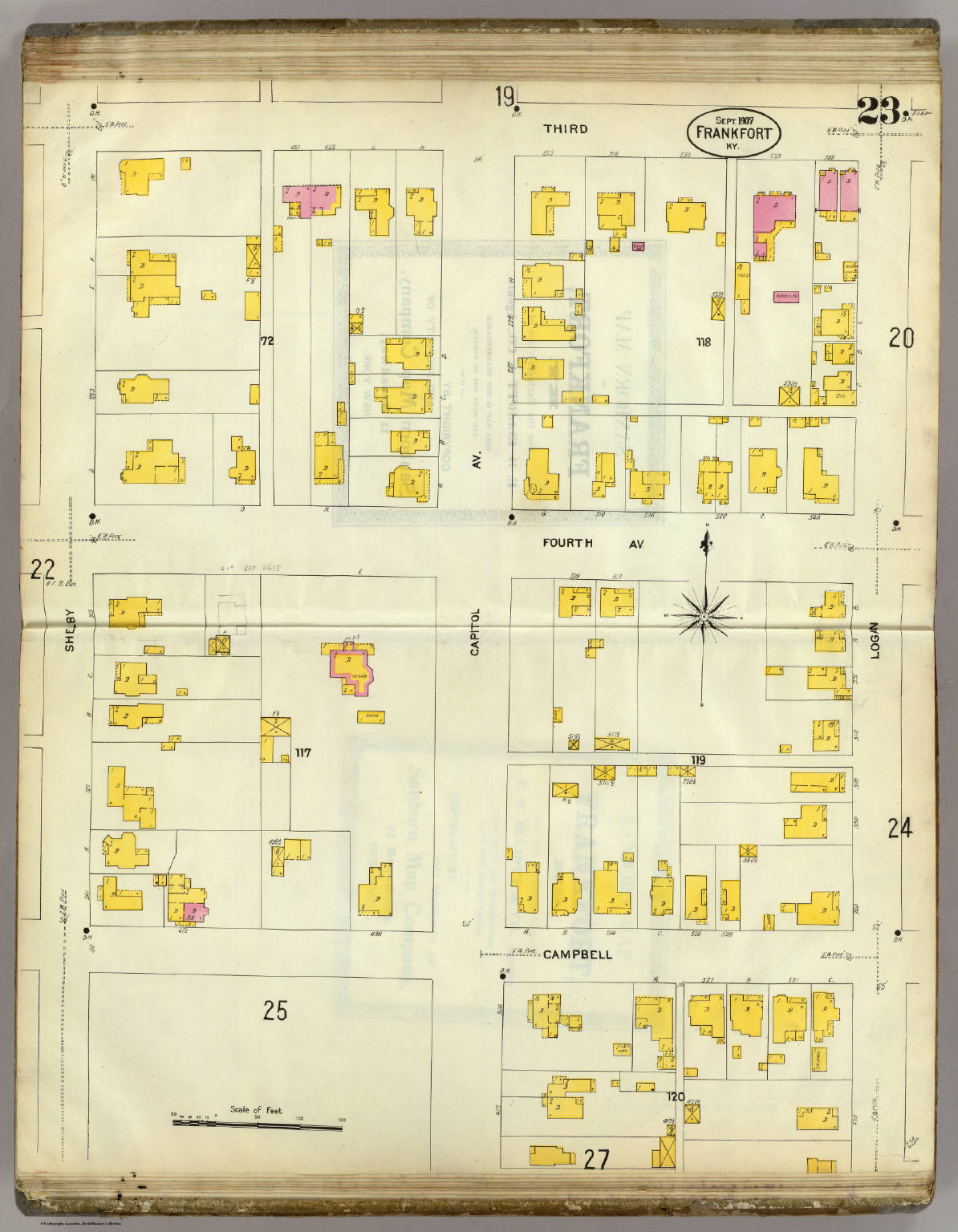 Frankfort, Kentucky (sheet) 23. - David Rumsey Historical Map Collection