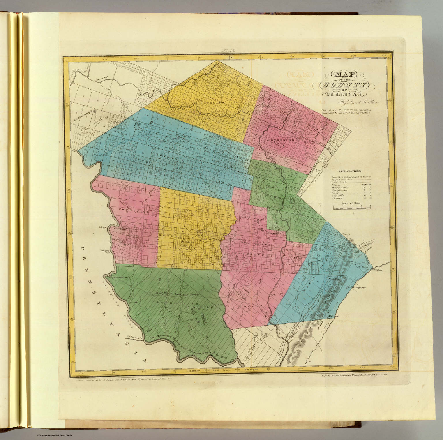 Sullivan County. - David Rumsey Historical Map Collection