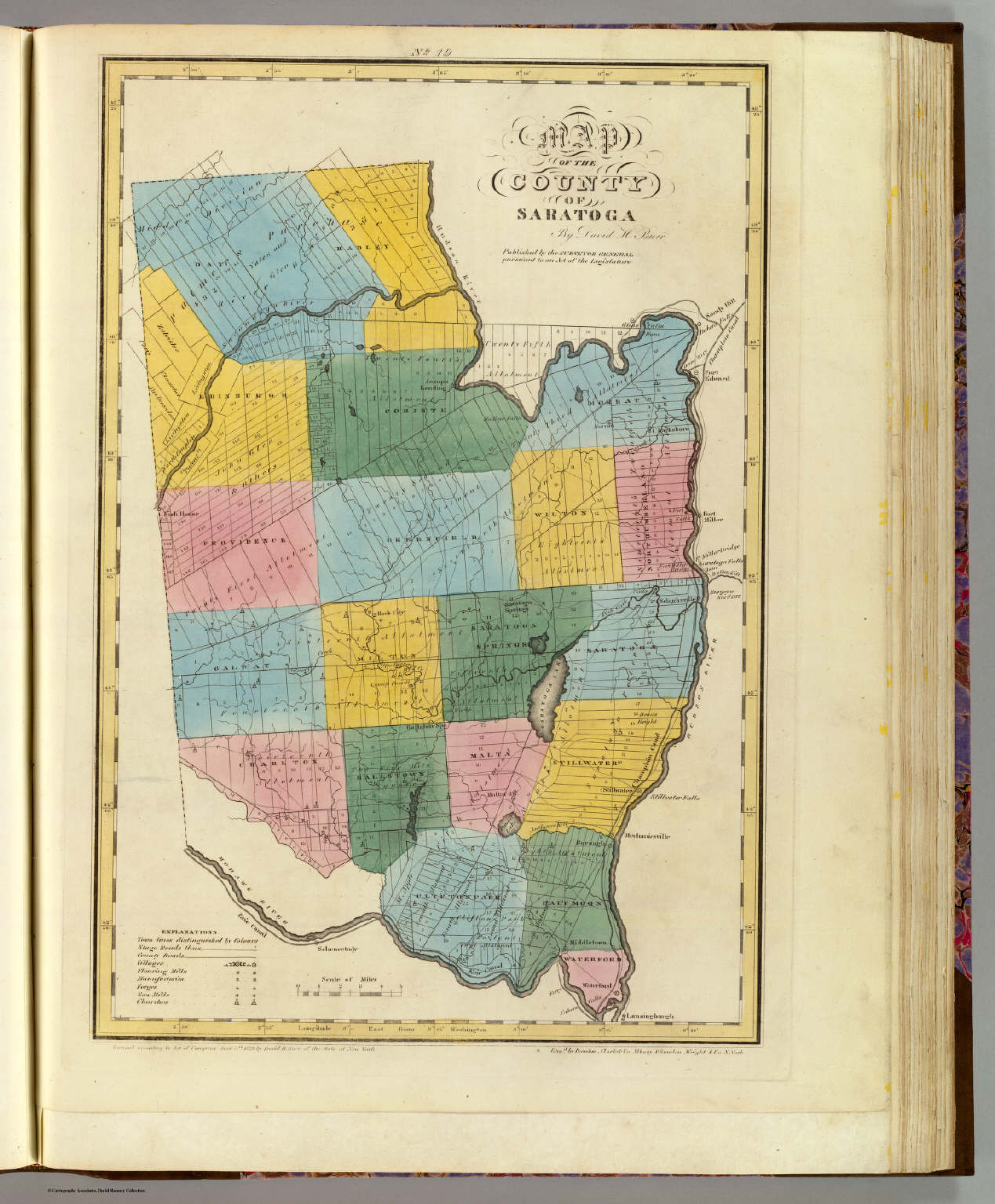 Saratoga County. David Rumsey Historical Map Collection