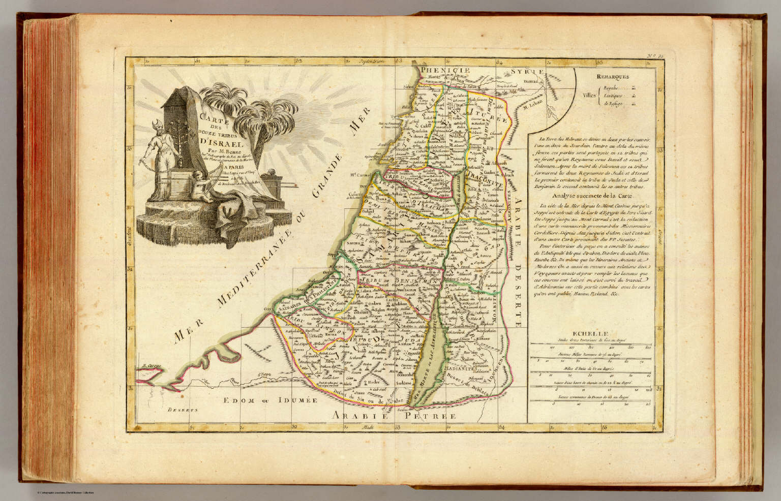 Douze Tribus d'Israel. - David Rumsey Historical Map Collection