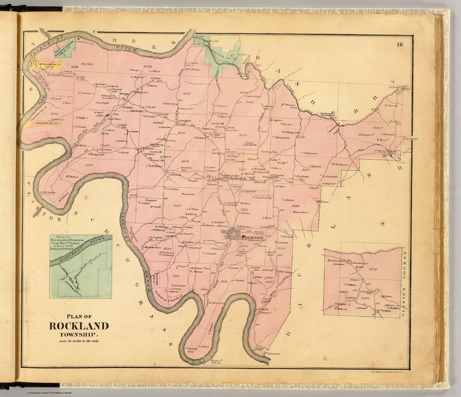 Rockland Township. David Rumsey Historical Map Collection