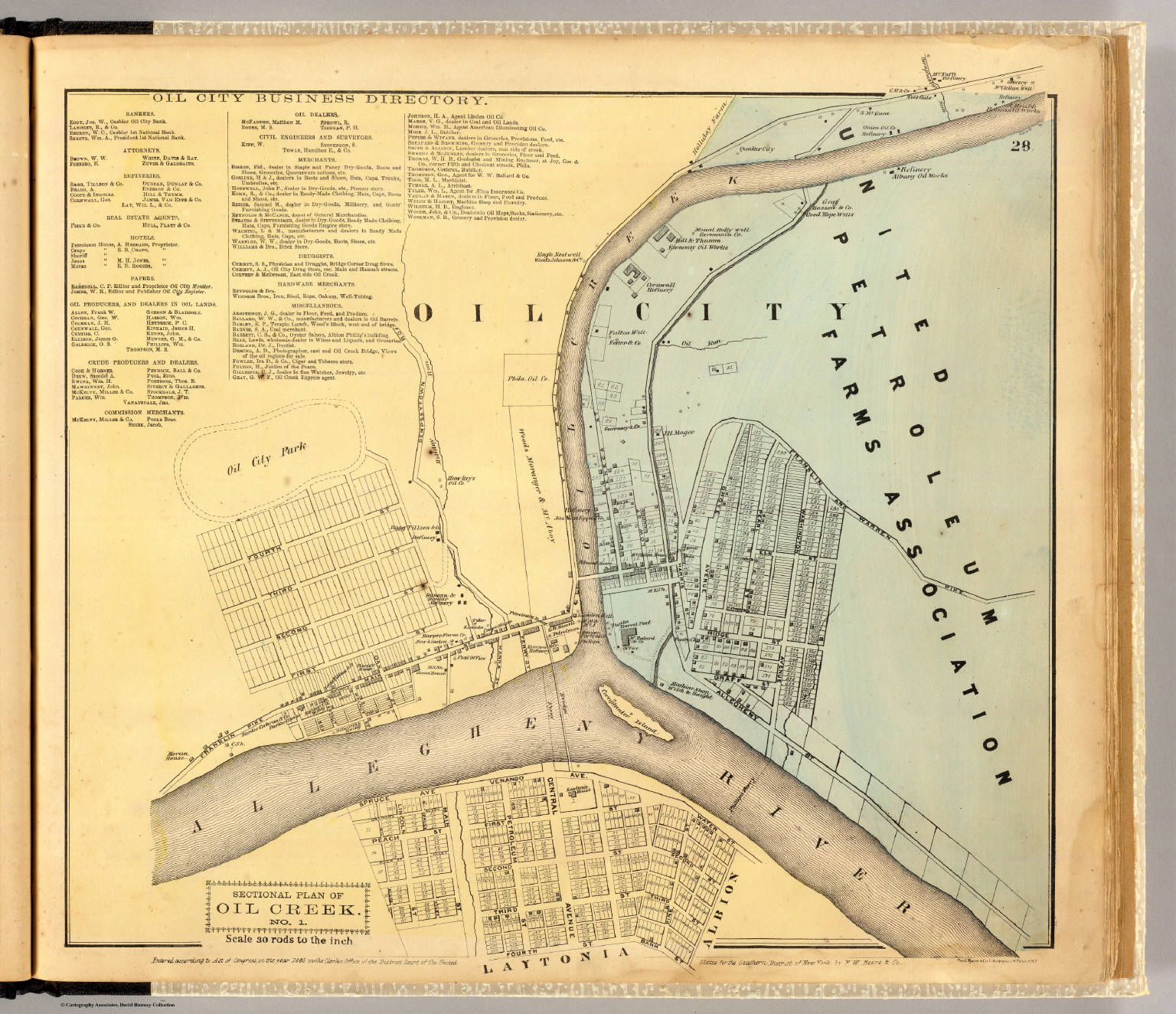 Oil Creek 1. - David Rumsey Historical Map Collection