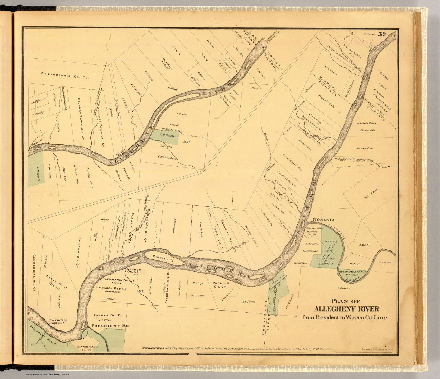 Allegheny River. - David Rumsey Historical Map Collection Allegheny River. - David Rumsey Historical Map Collection