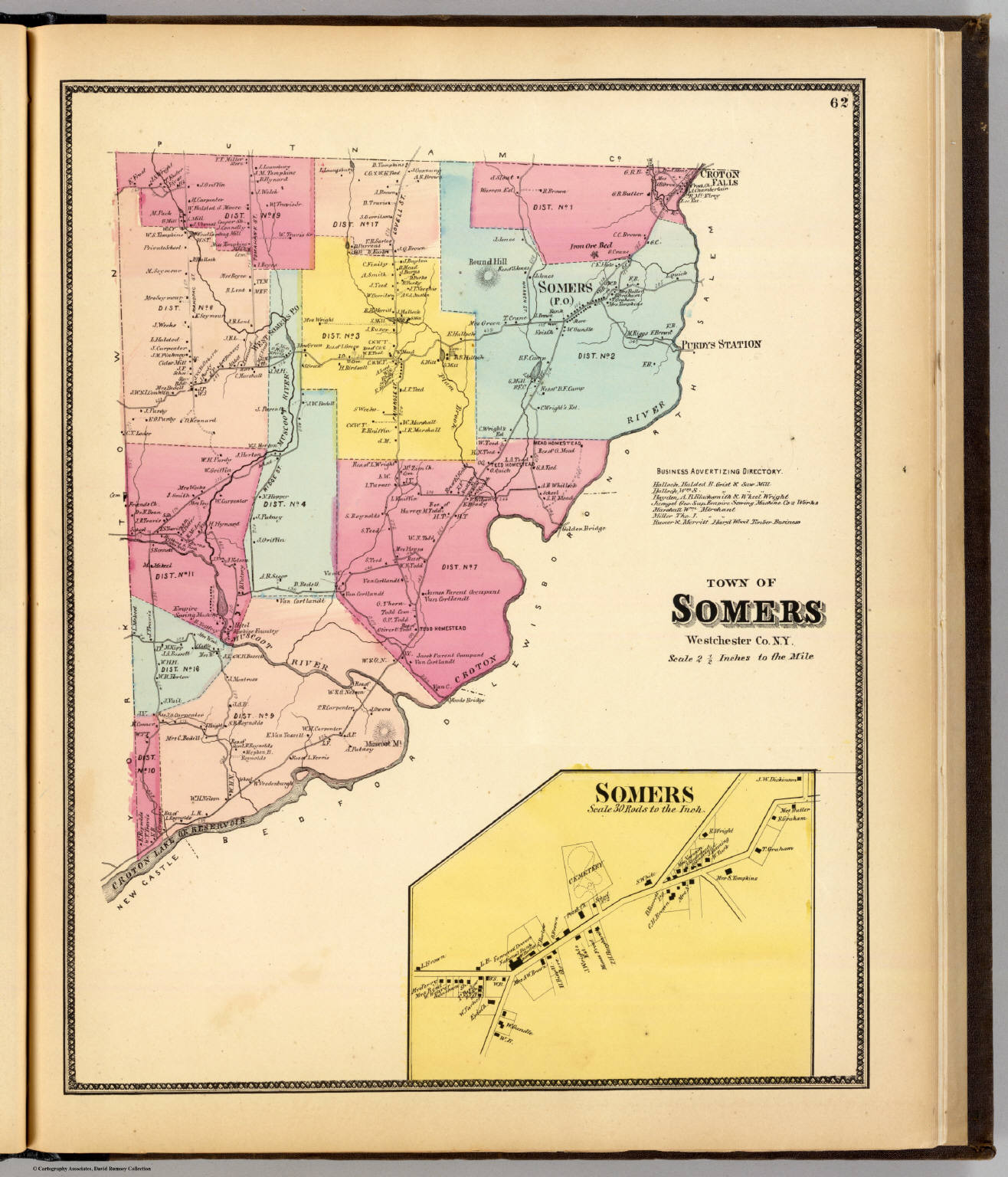 Somers, Town. David Rumsey Historical Map Collection