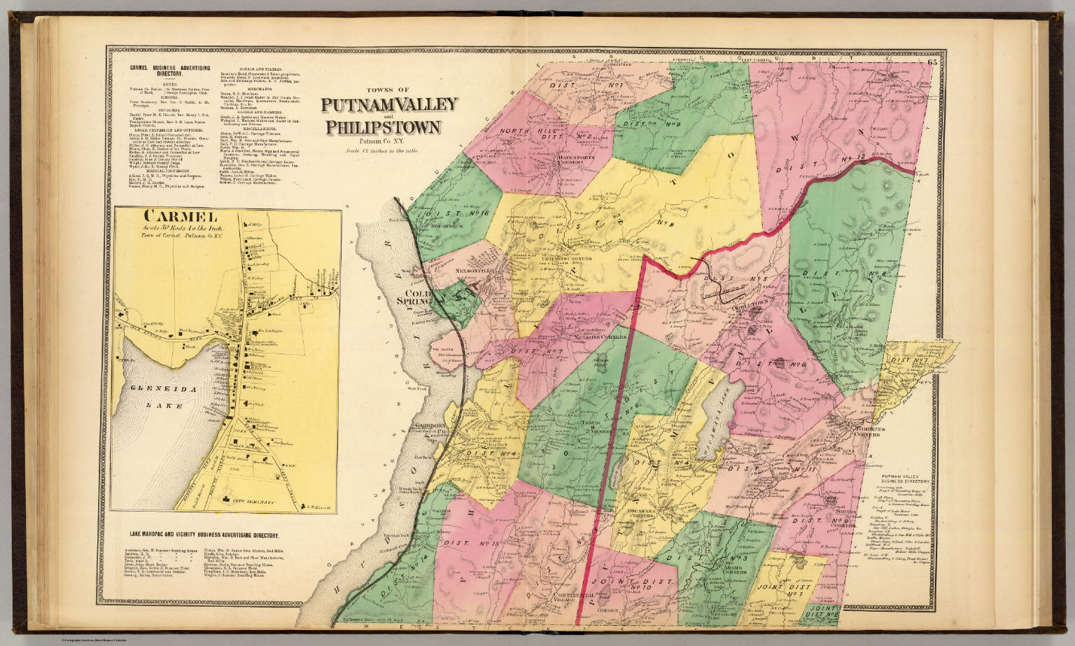 Putnam Valley, Philipstown, Towns. David Rumsey Historical Map Collection